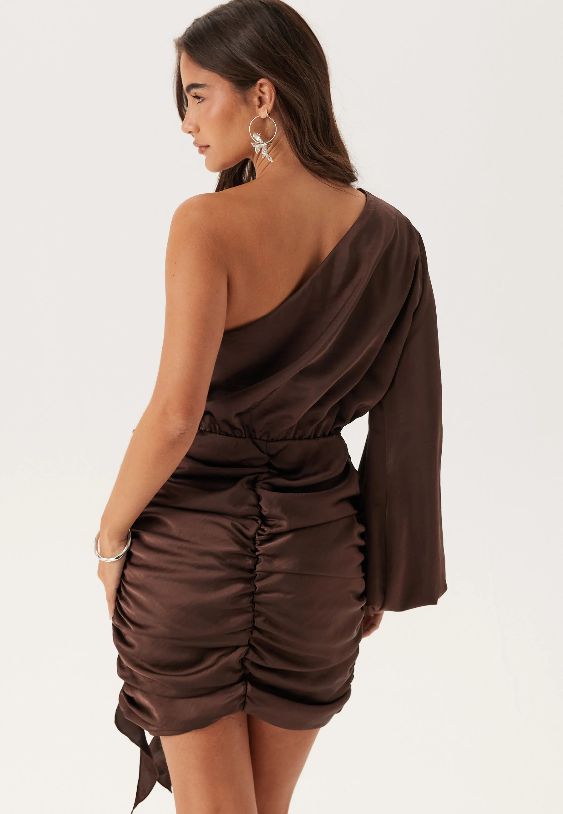 Satin Short Dress - Image 5