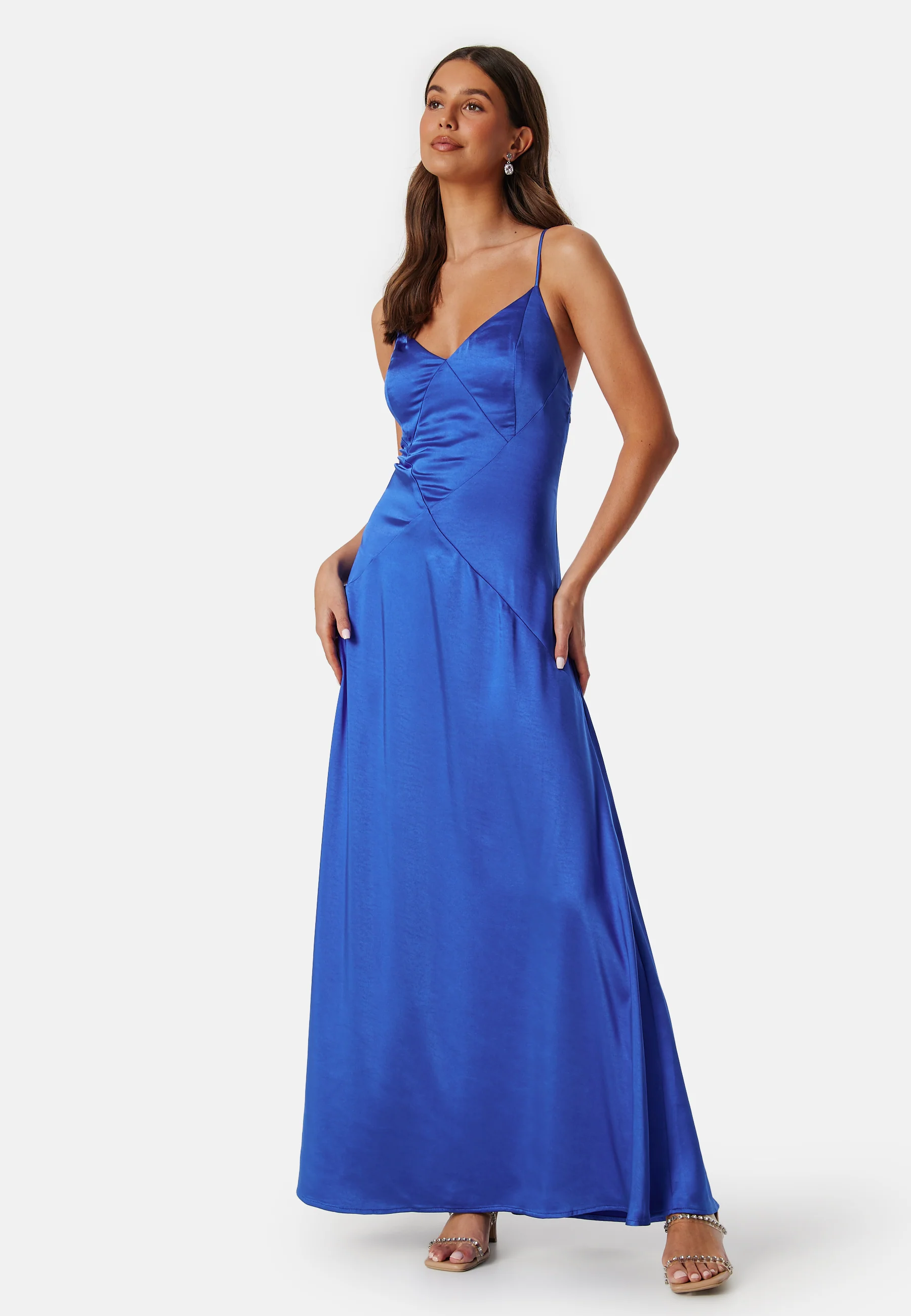 Satin Strap Gown - Image 5
