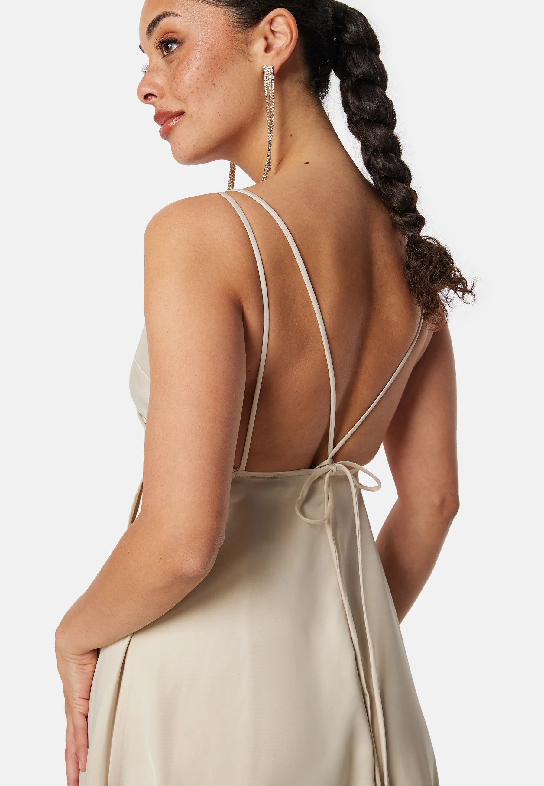 Satin strap Gown - Image 3