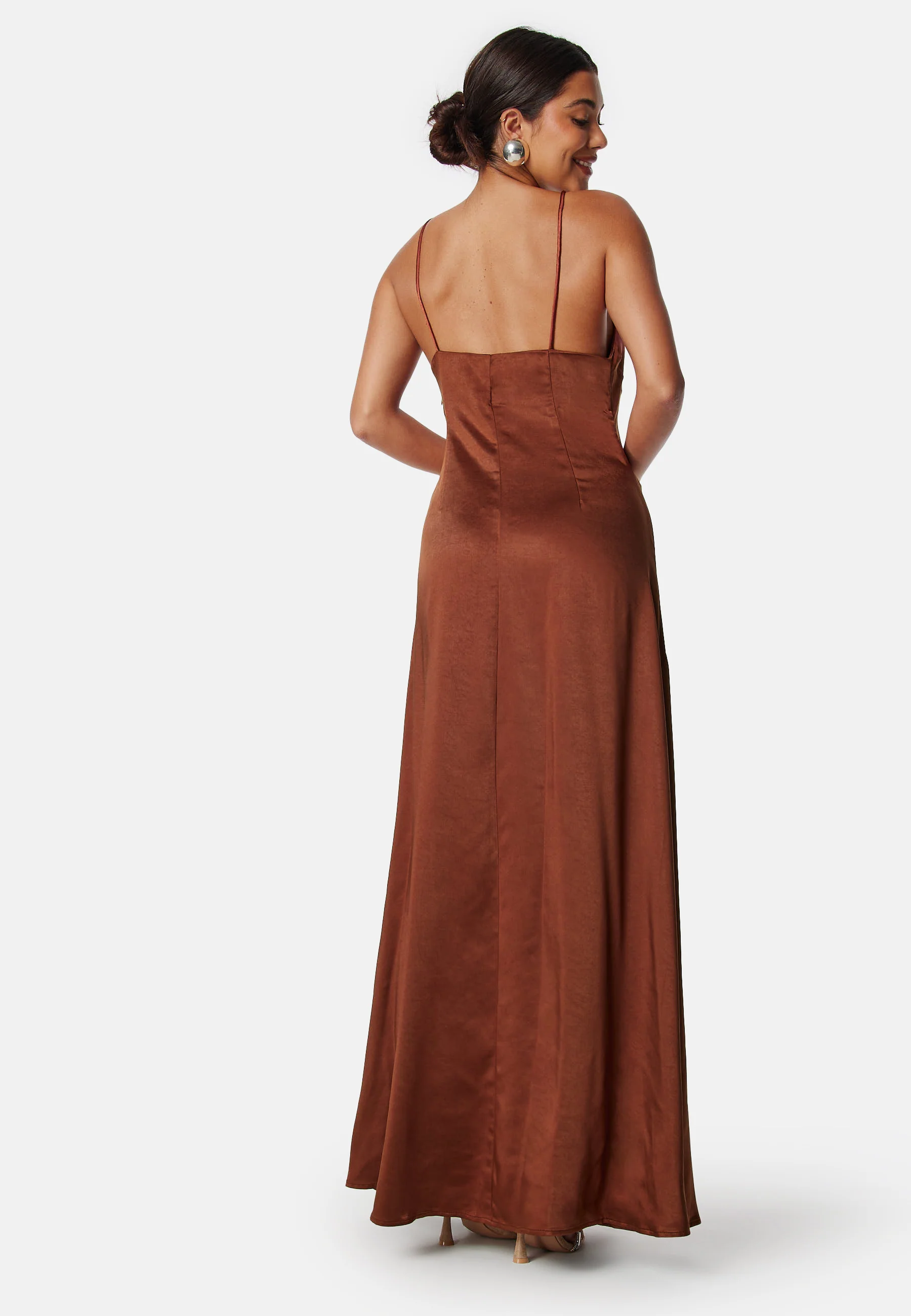 Satin Strap Gown - Image 2