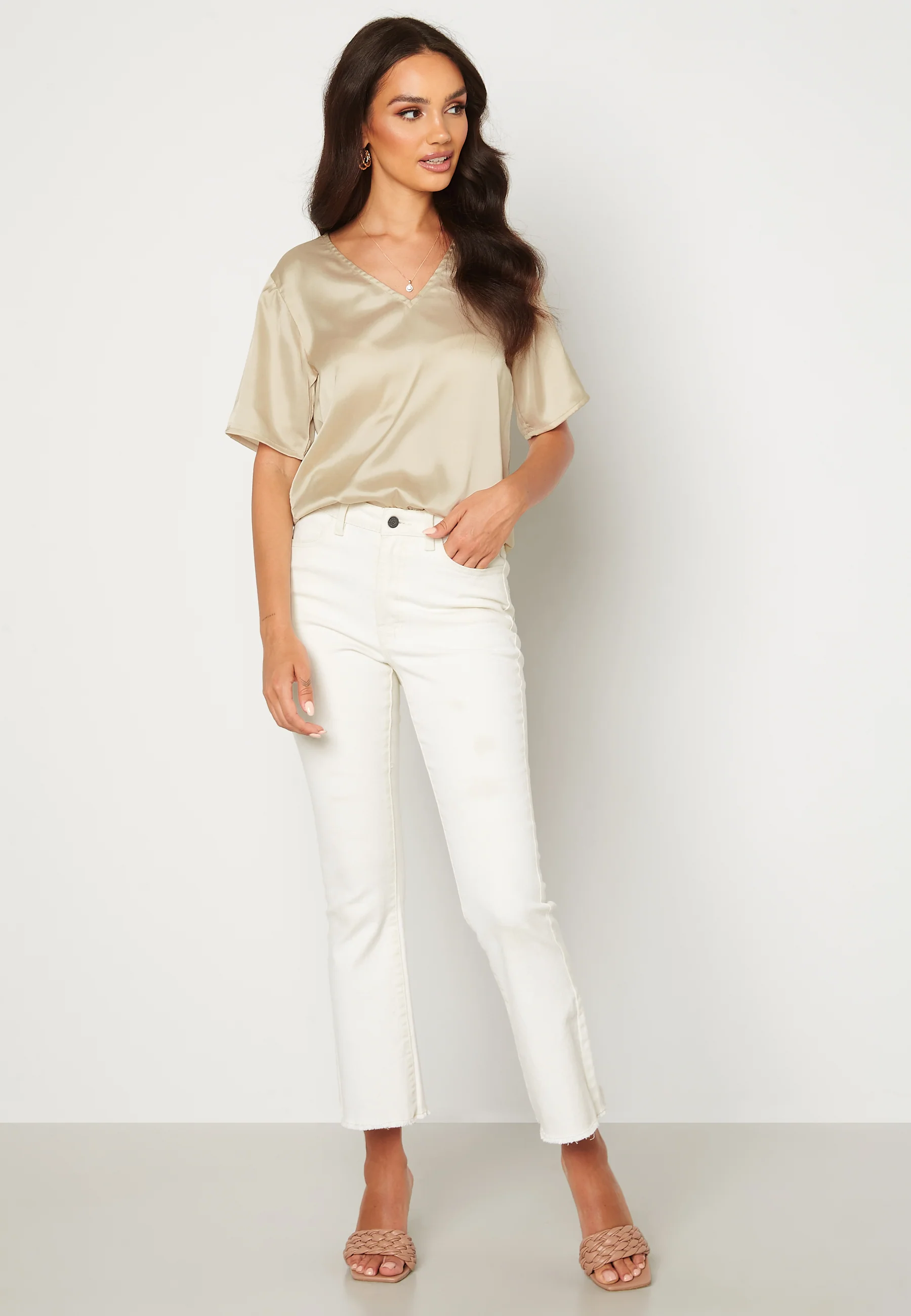 Satin T-shirt