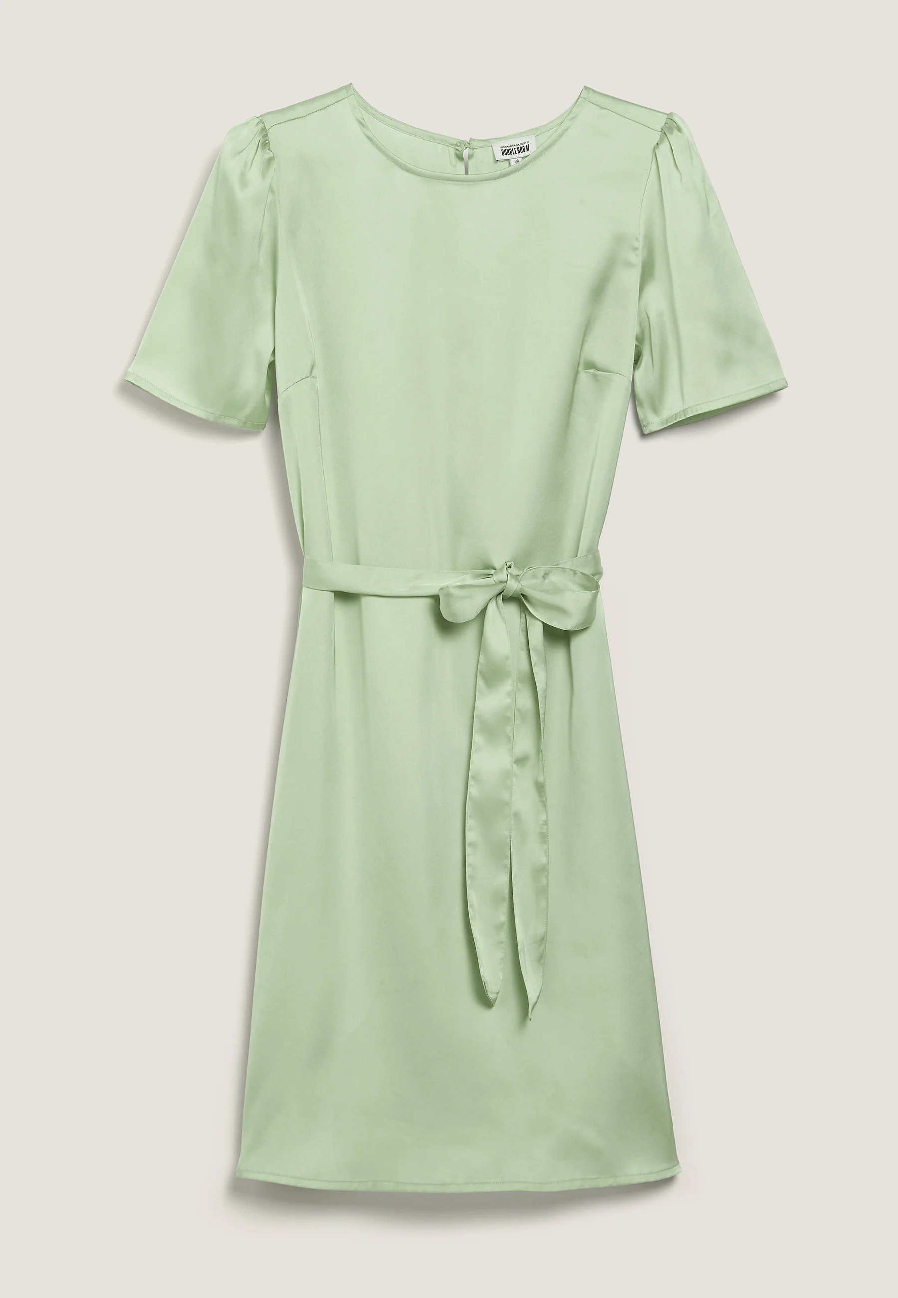 Satin T-shirt Dress - Image 4