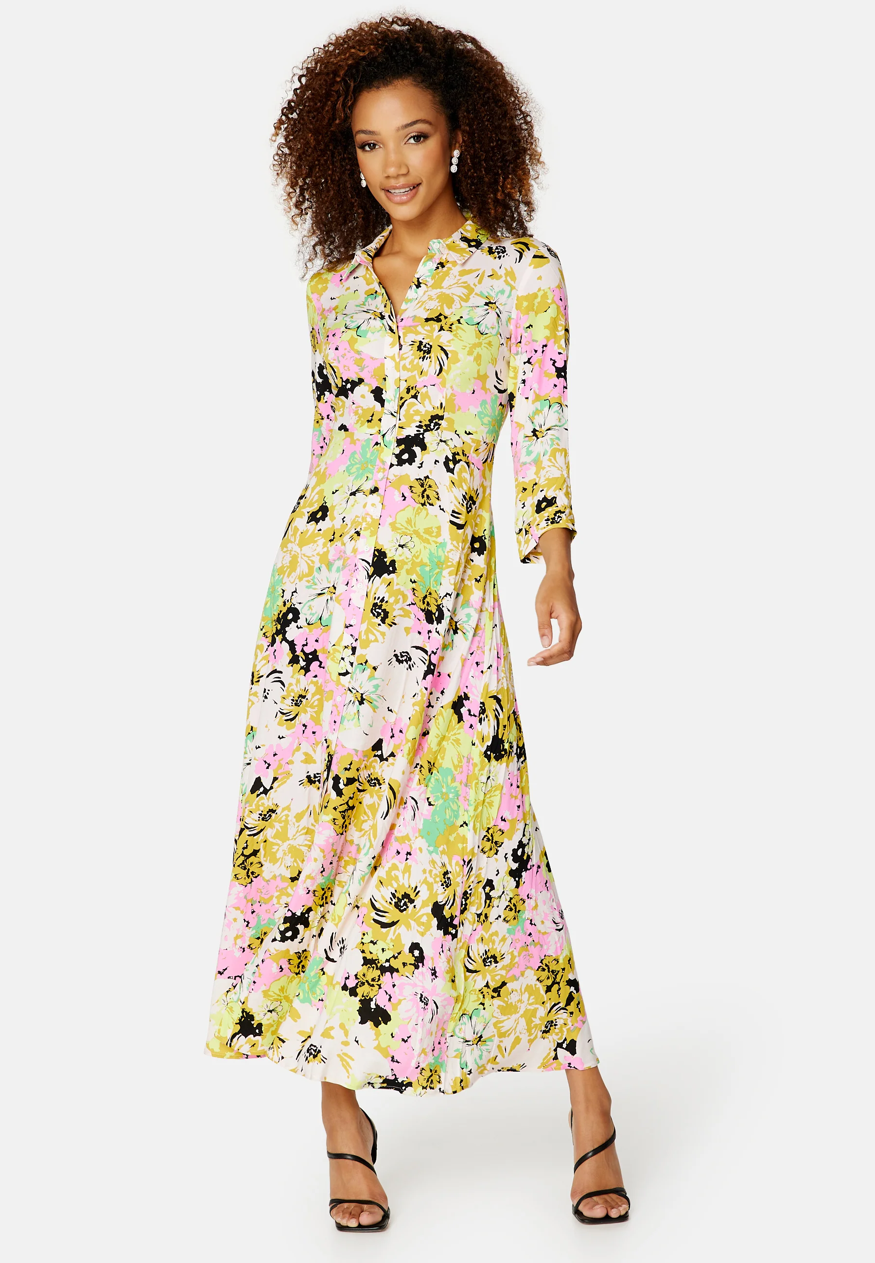 Savanna 3/4 Long Shirt Dress