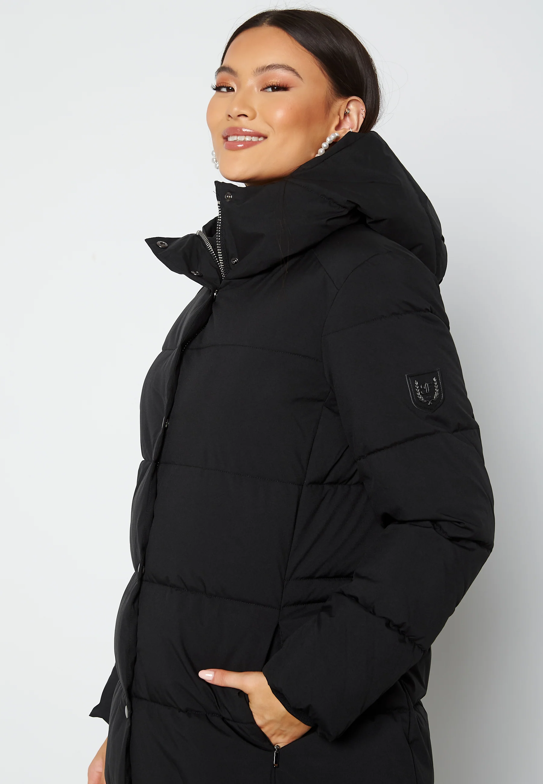 Savannah Long Puffer Coat - Image 4