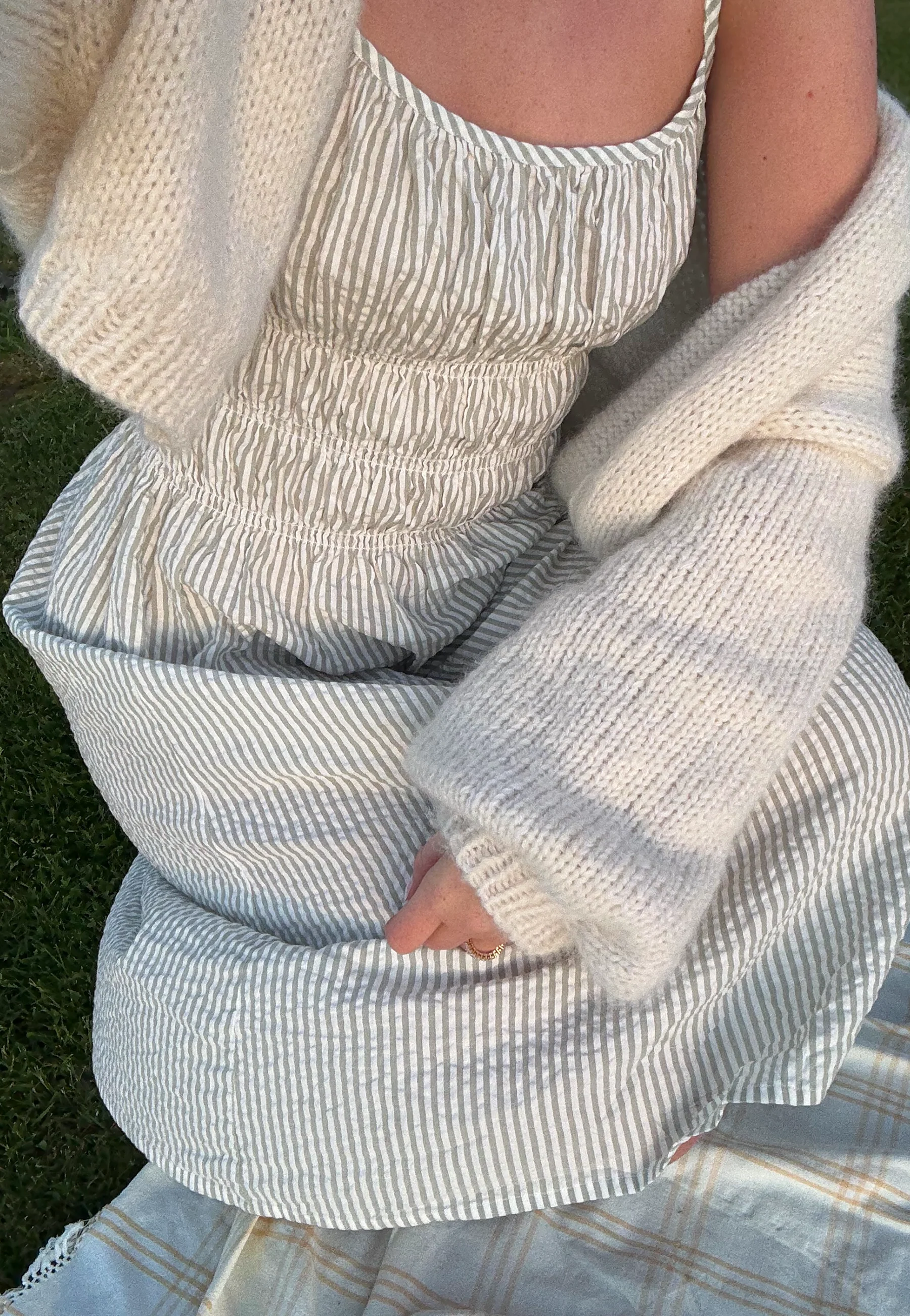 Seersucker Smock Dress - Image 2