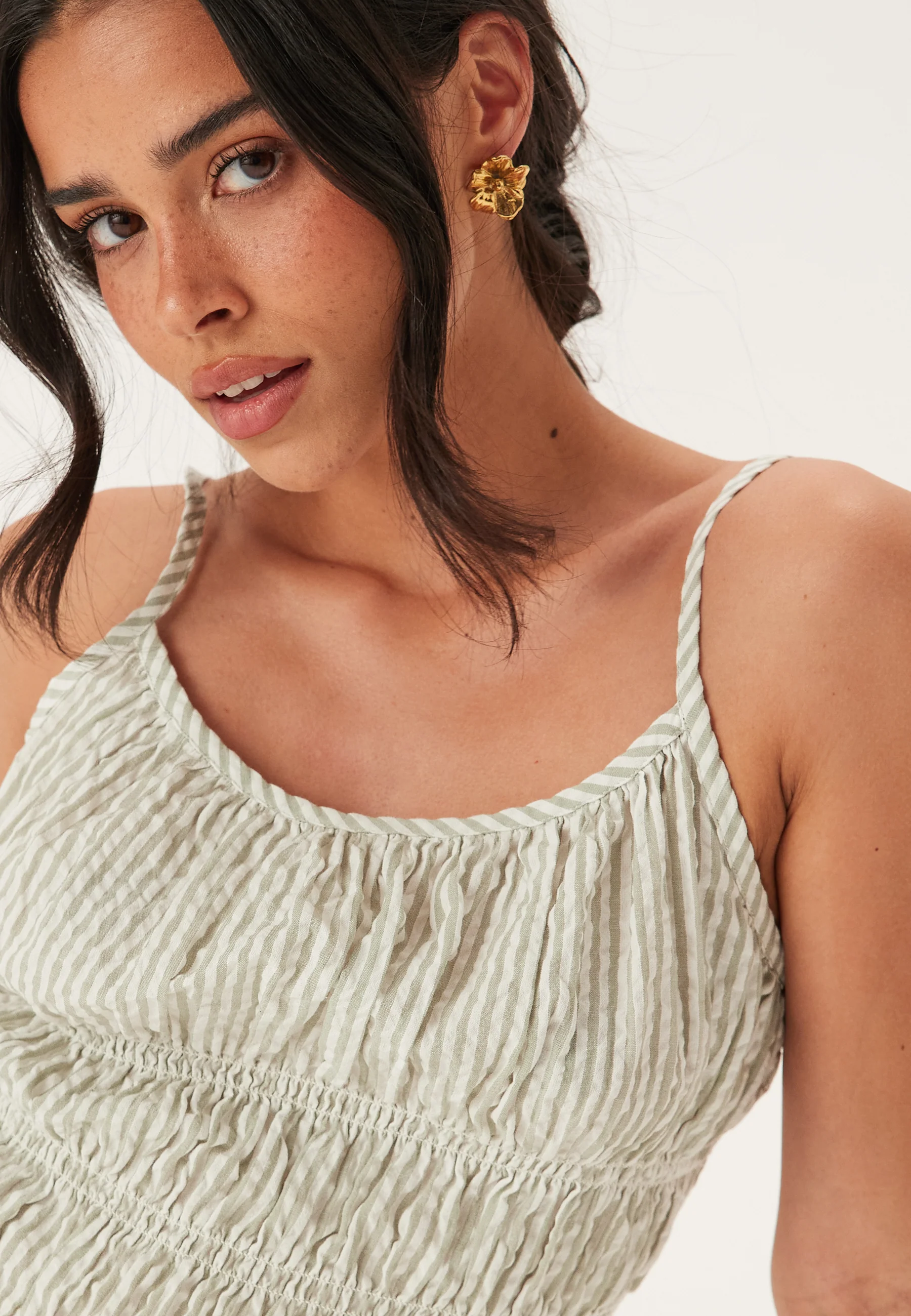 Seersucker Smock Dress - Image 3