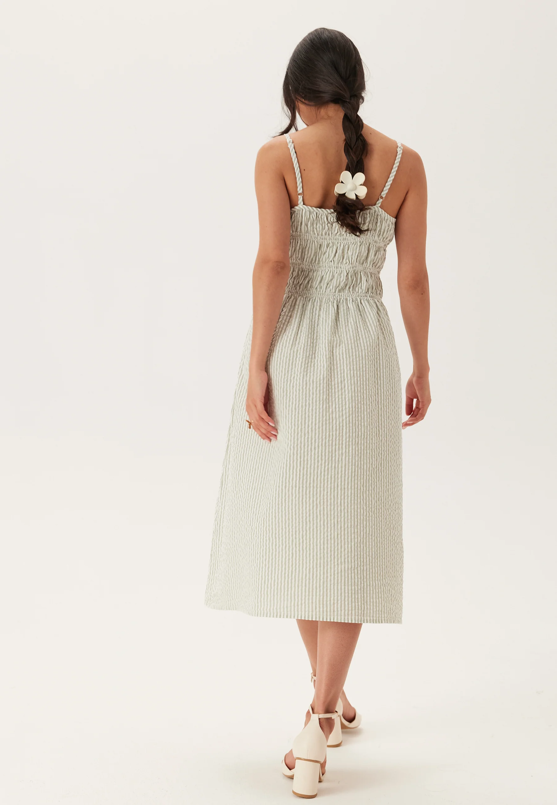 Seersucker Smock Dress - Image 4