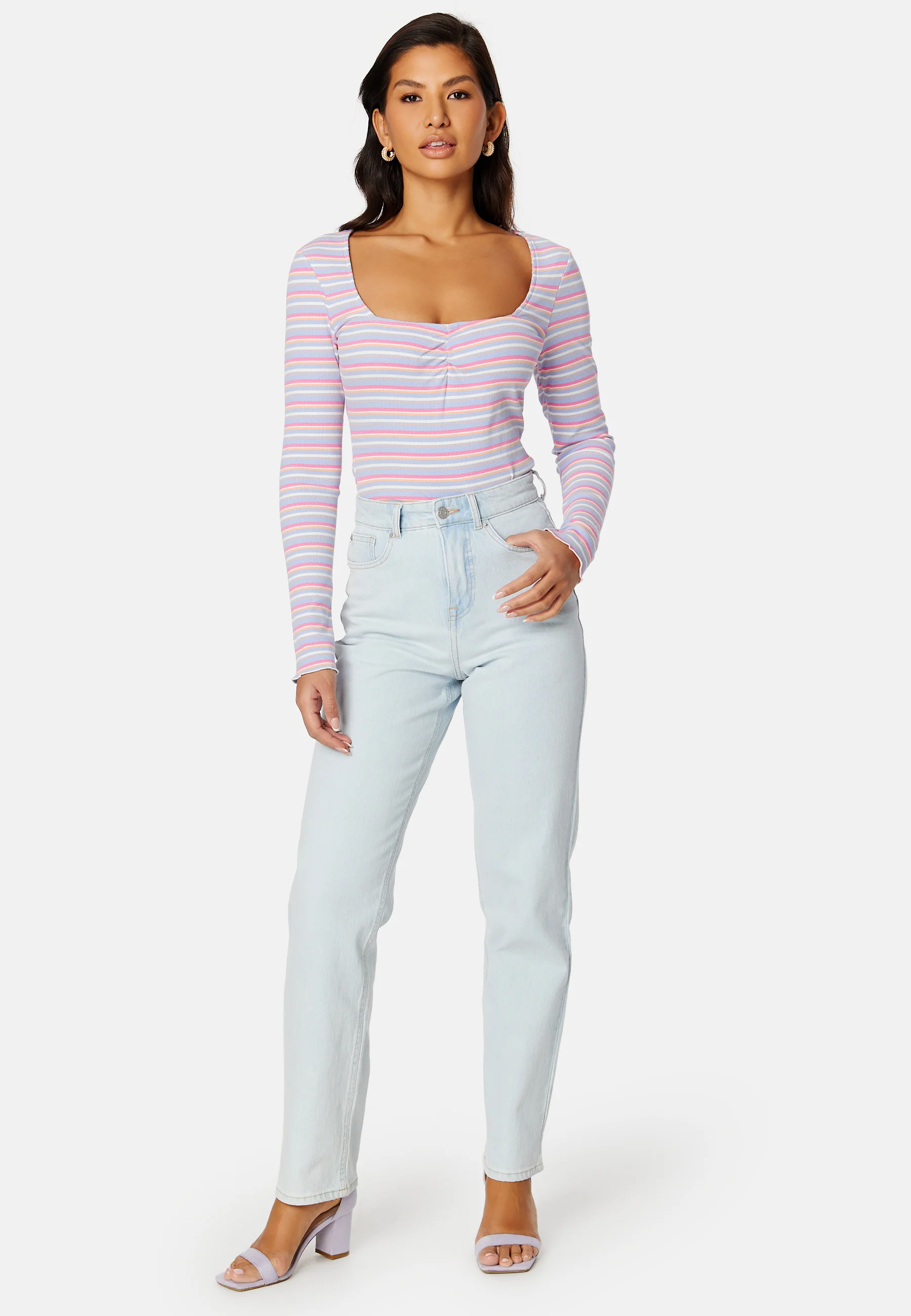 Selda ls striped top - Image 2