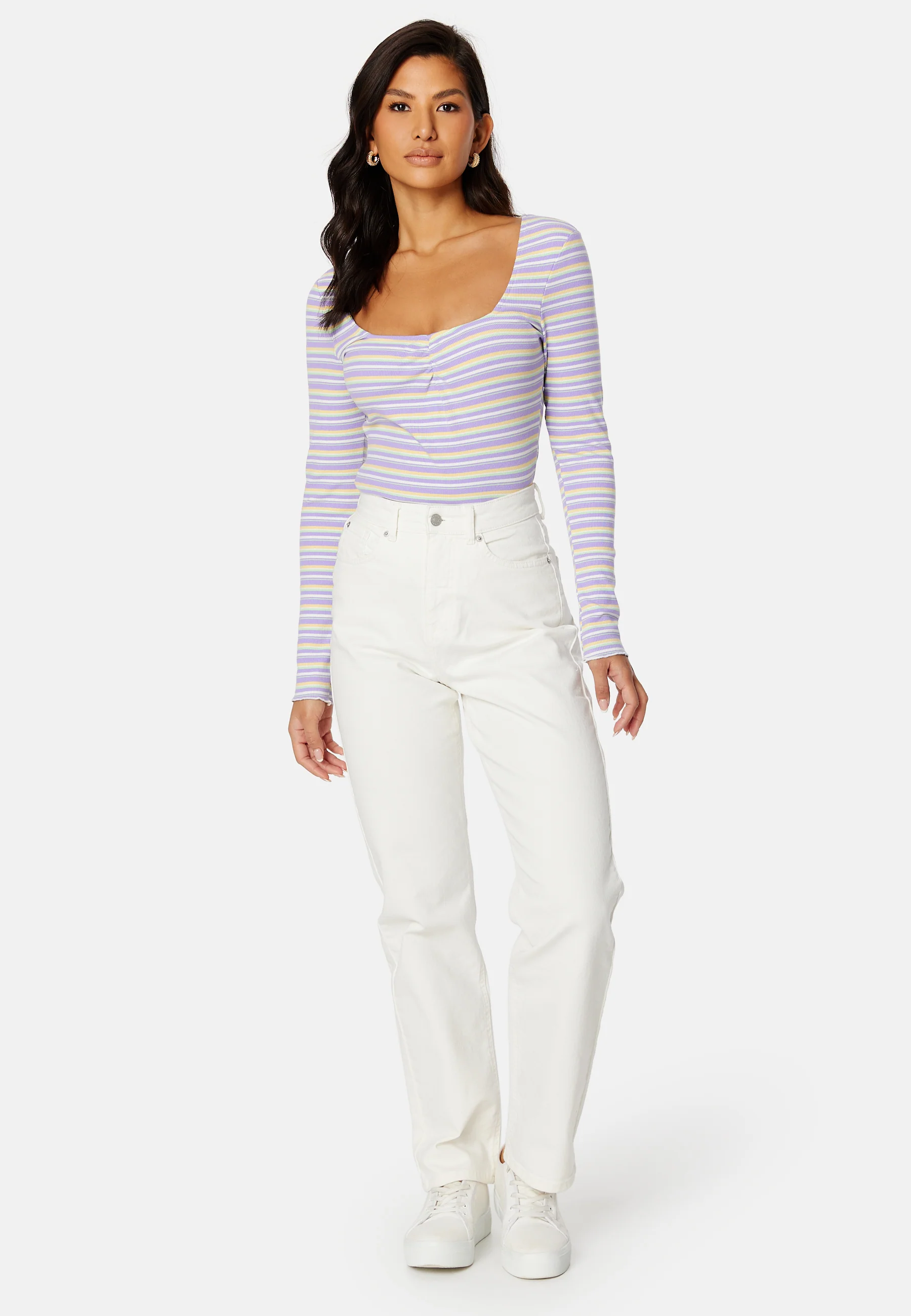 Selda ls striped top - Image 2