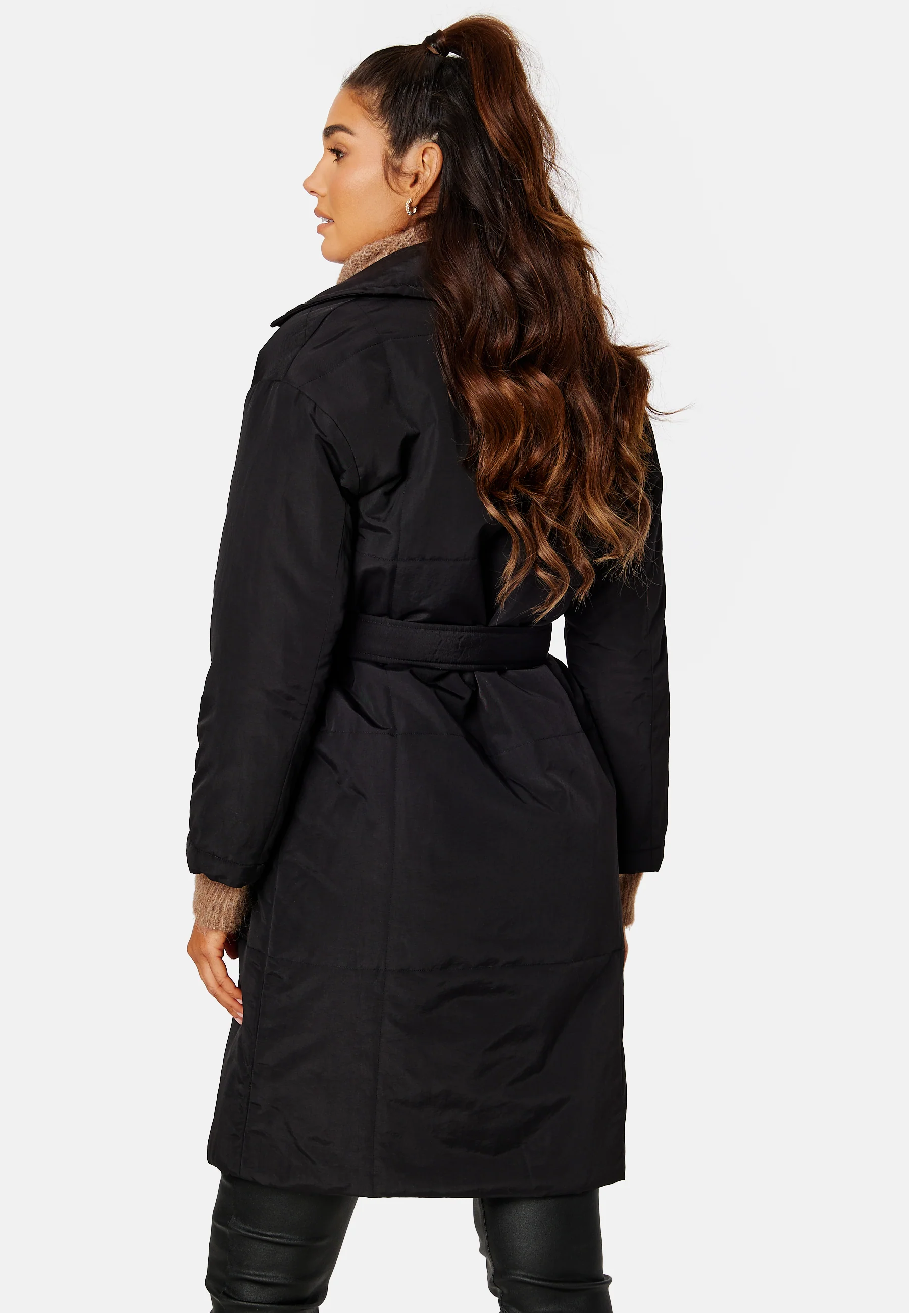 Selena Belt Puffer Coat - Image 4