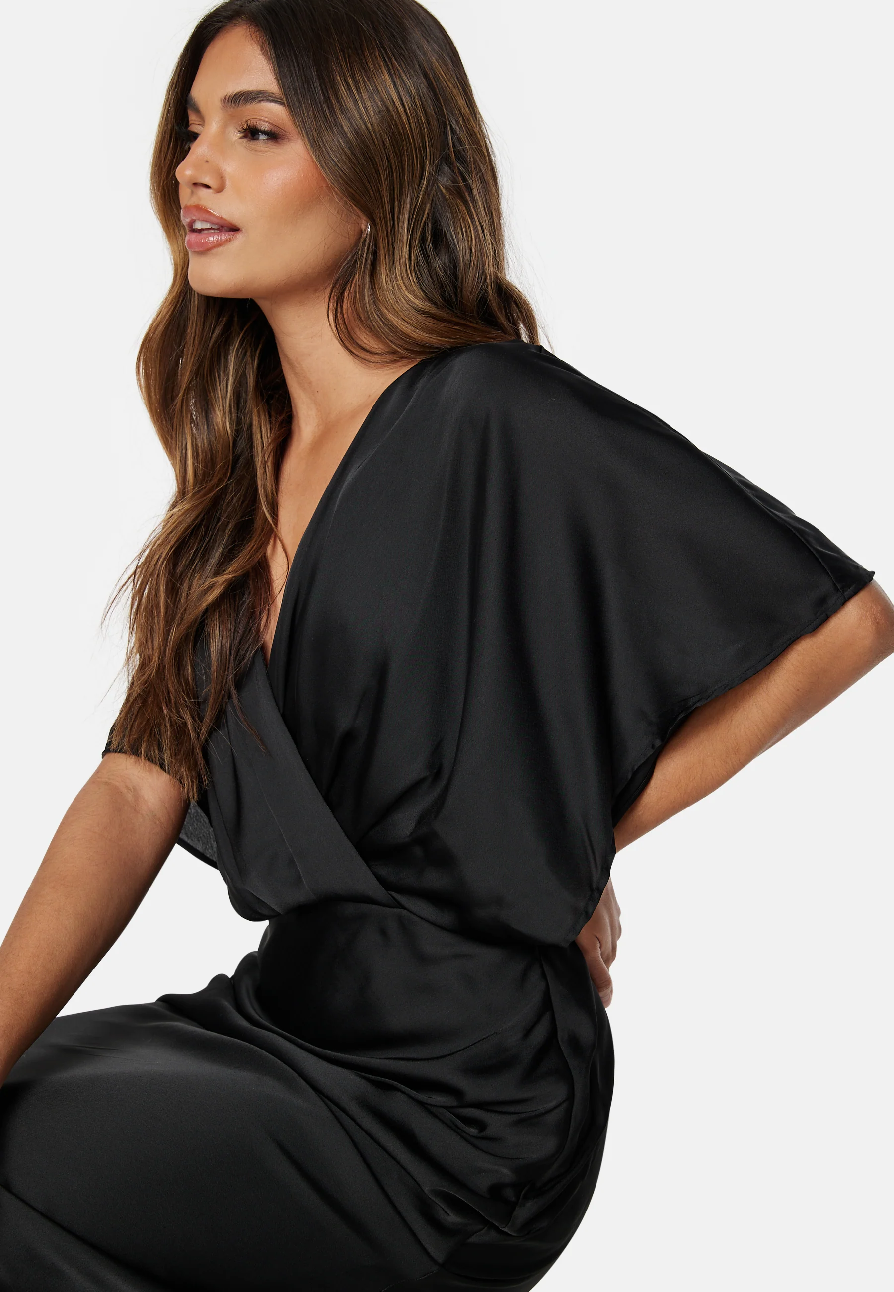 Selena Satin Dress - Image 4