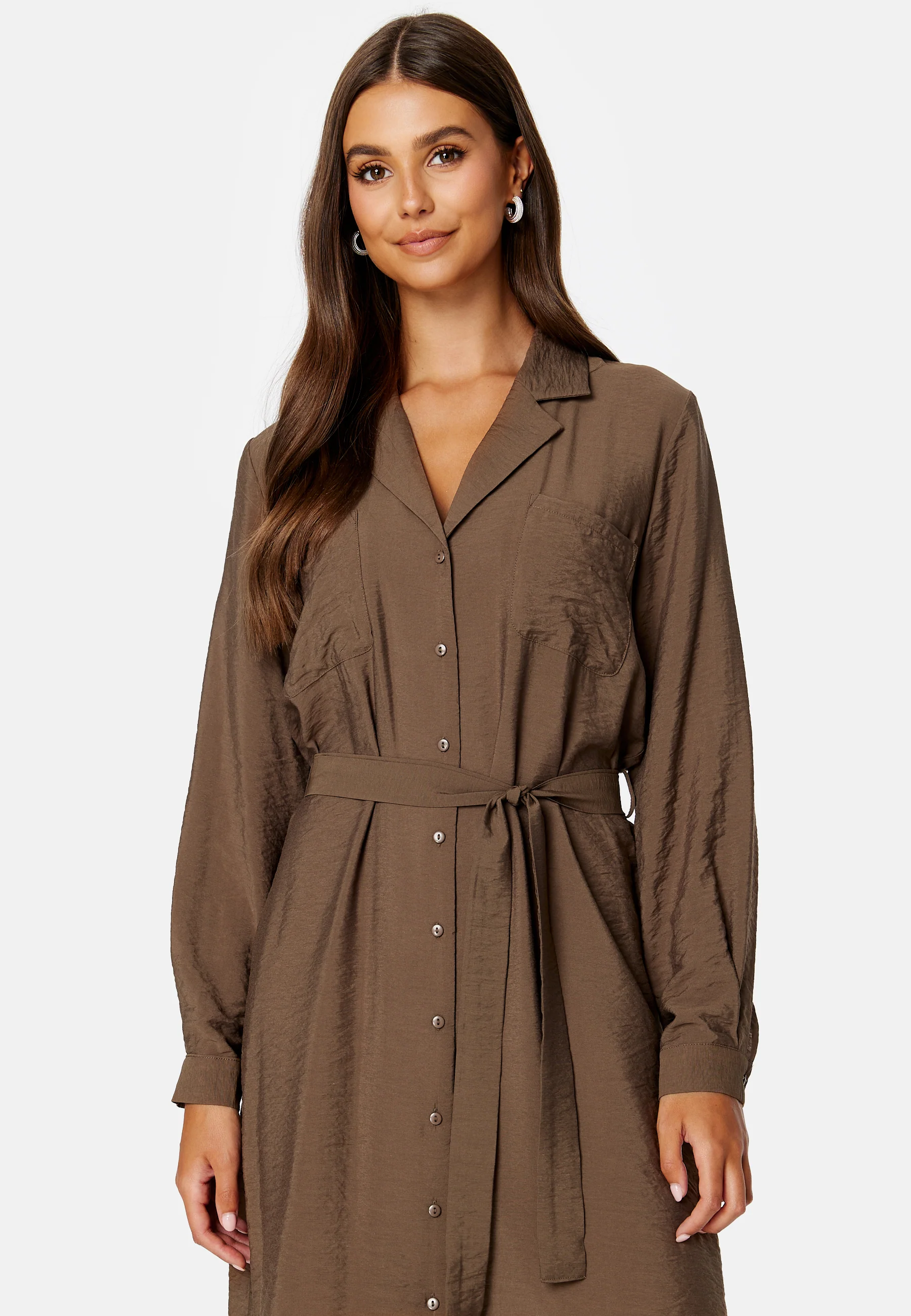 Seline L/S Shirt Dress - Image 2