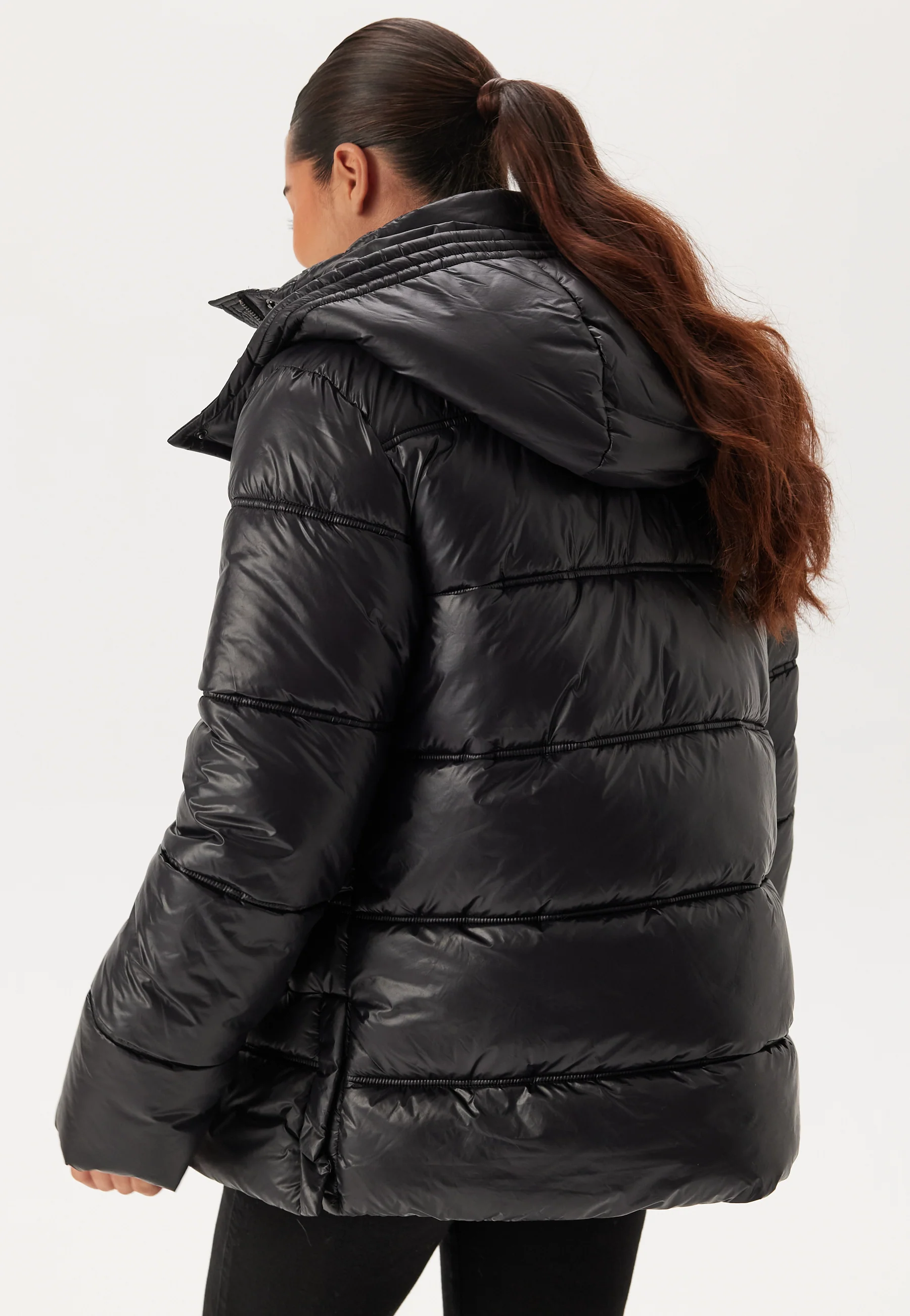 Semi Shiny Padded Jacket - Image 4