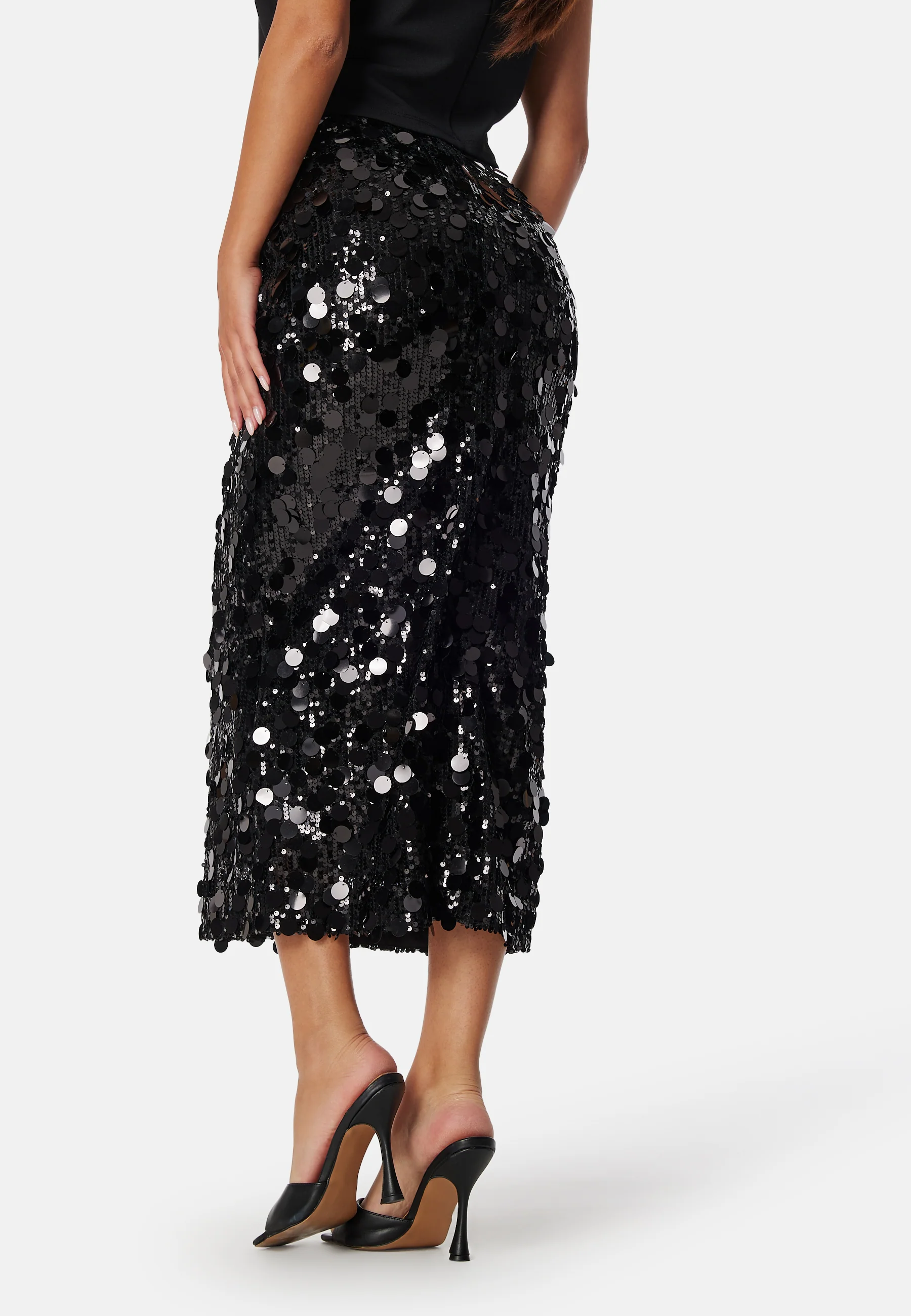 Sequin Ankle Skirt - Image 2