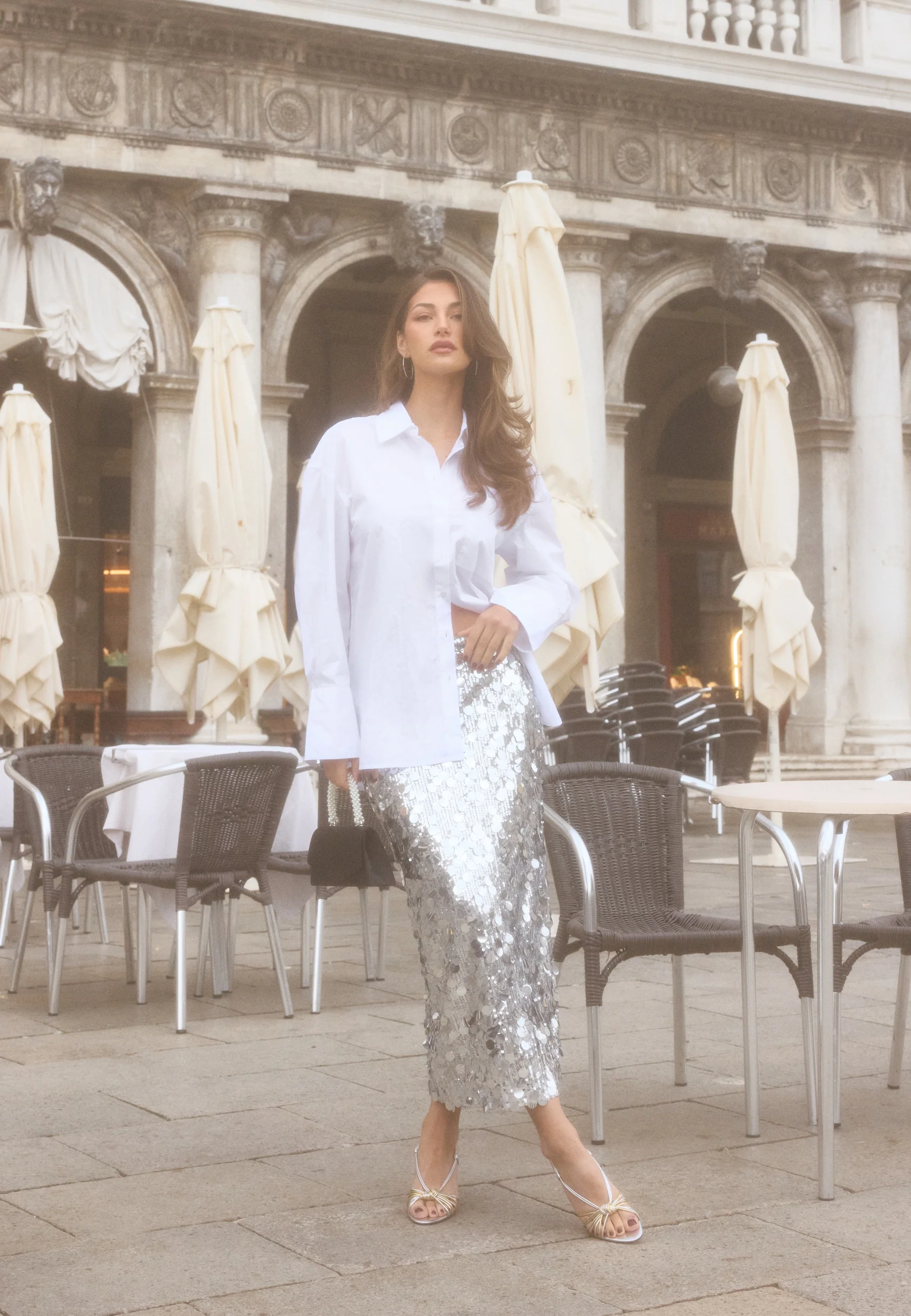 Sequin Ankle Skirt - Image 6