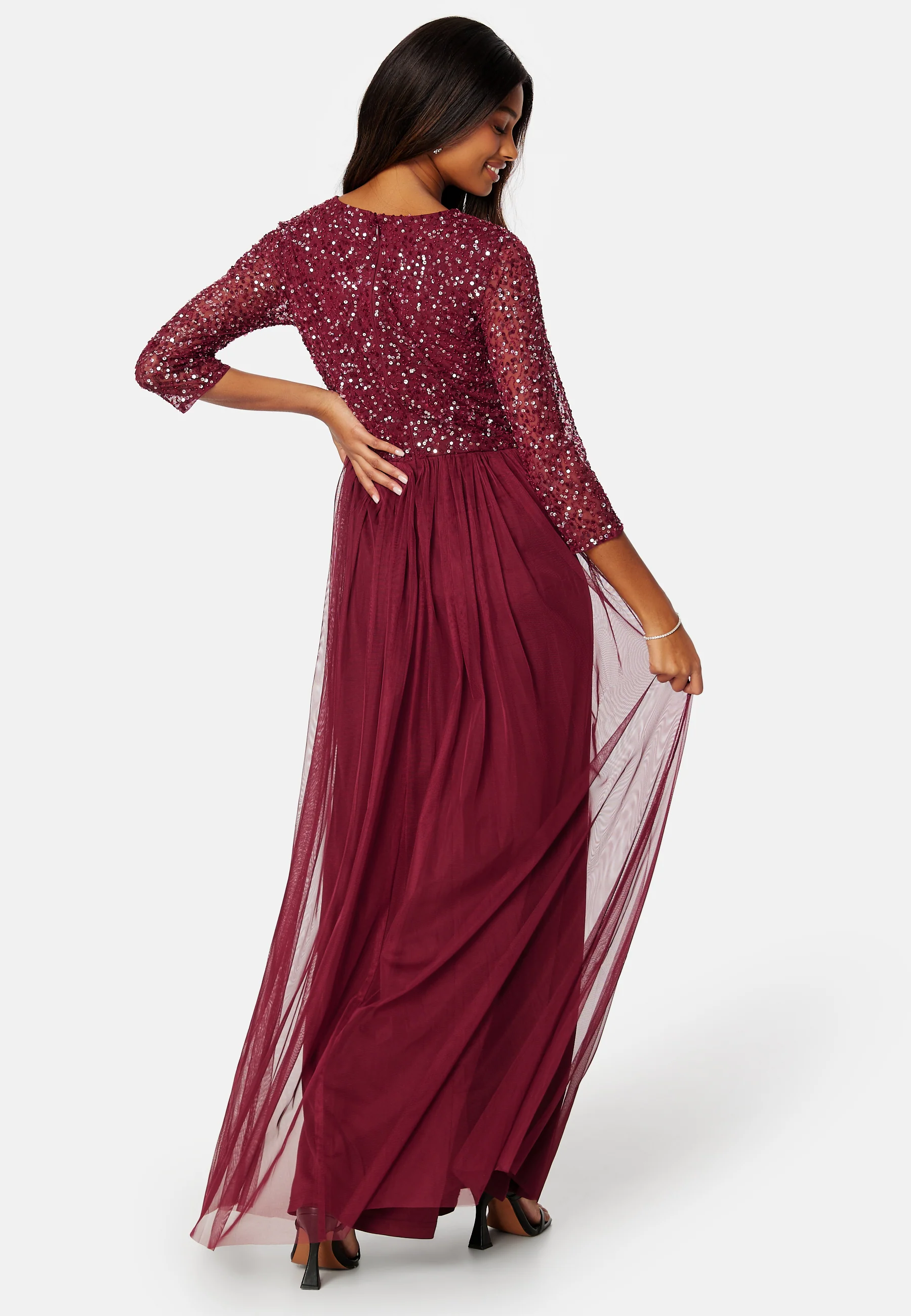 Sequin Bodice Maxi Dress - Image 2