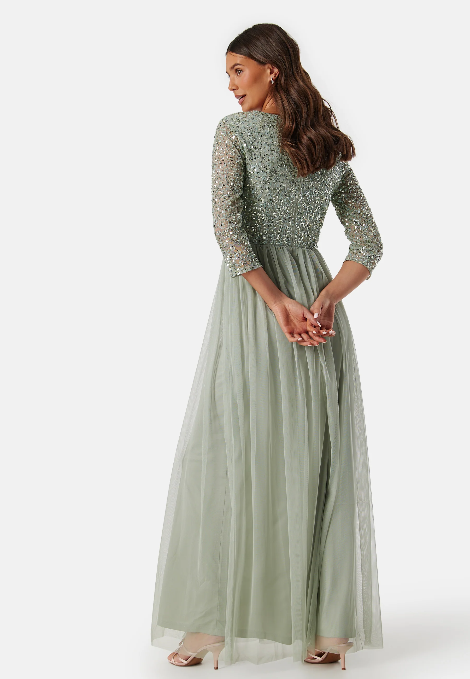 Sequin Bodice Maxi Dress - Image 2