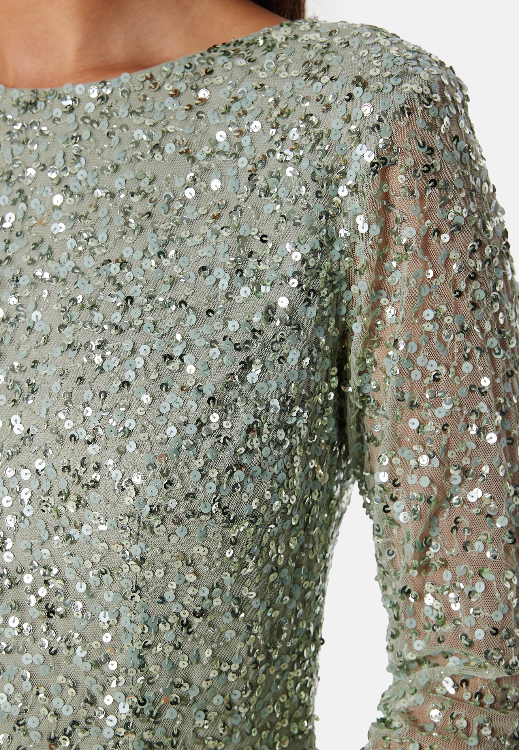 Sequin Bodice Maxi Dress - Image 4