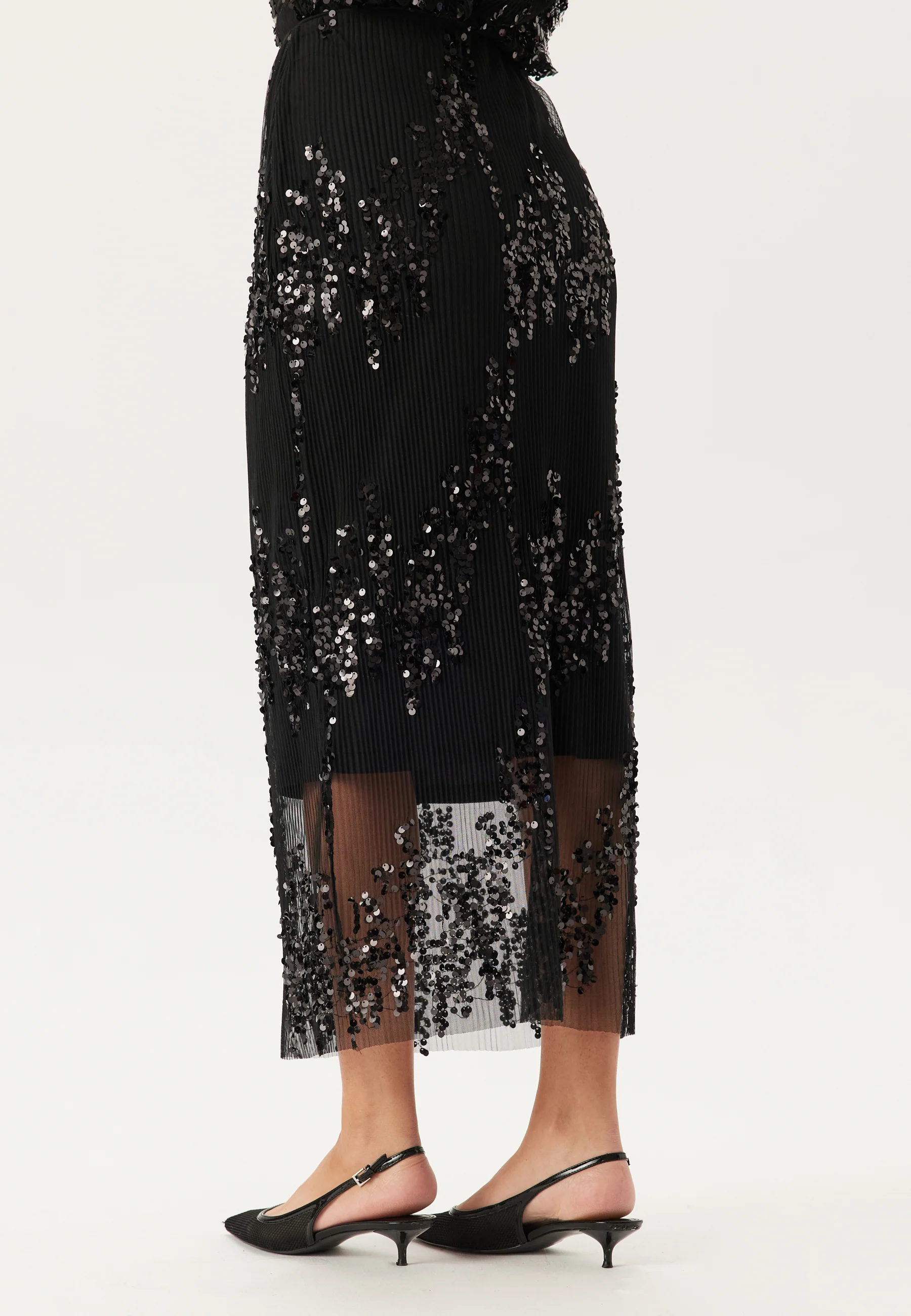 Sequin Mesh Skirt - Image 2