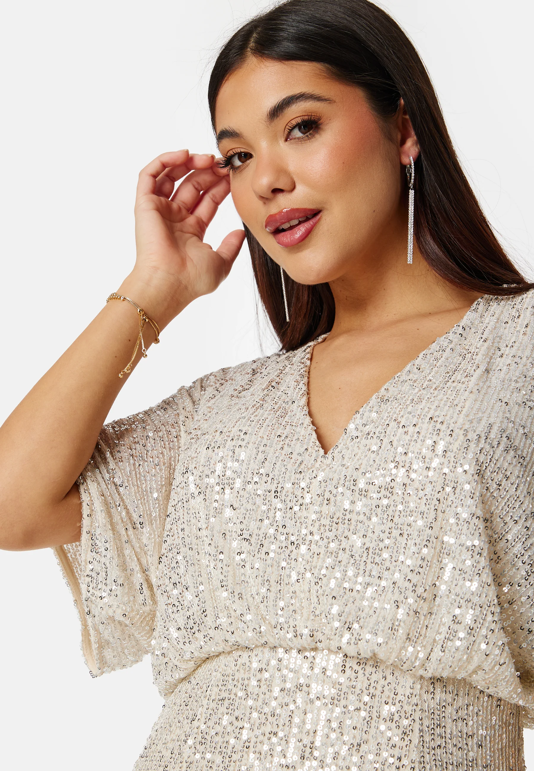 Sequin S/S Gown - Image 7