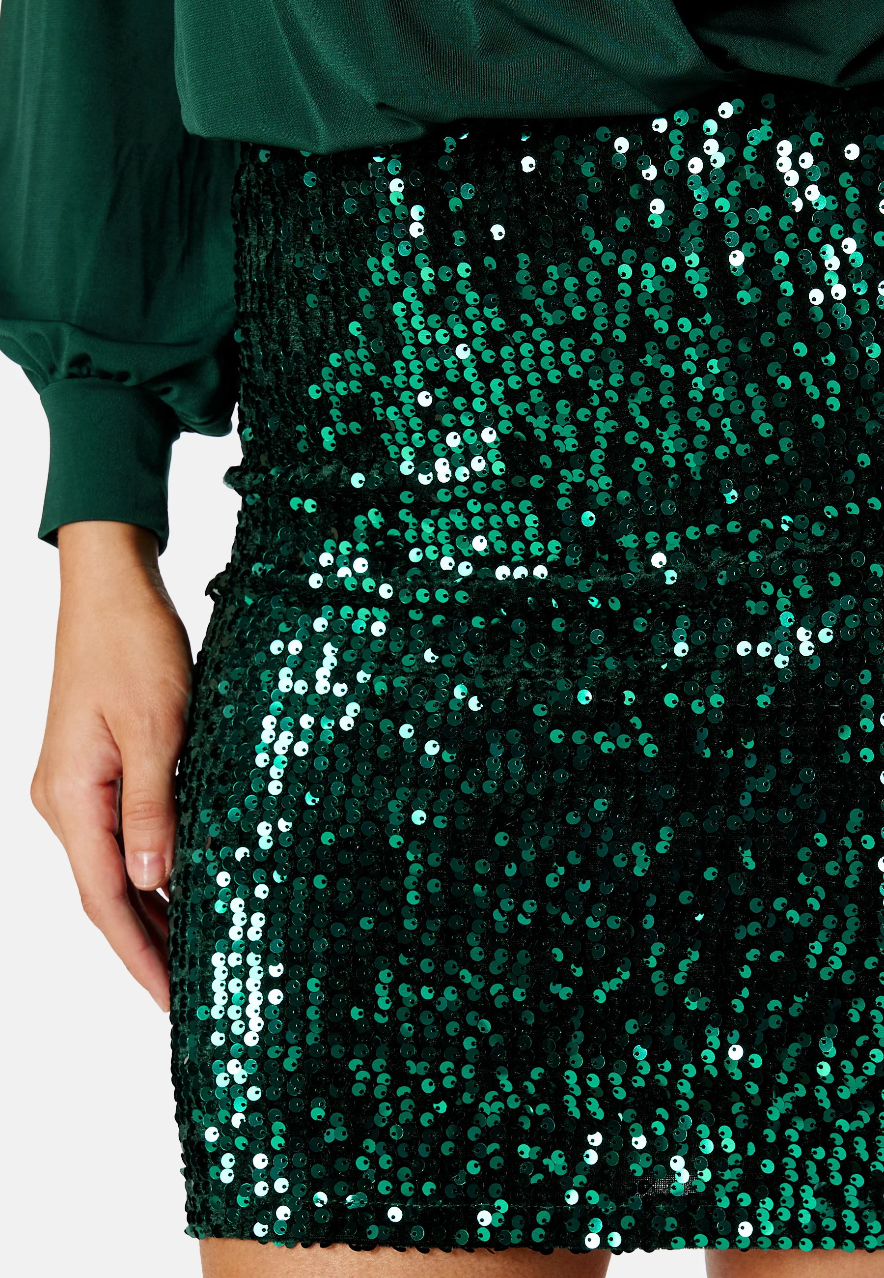Sequin Skirt Short Dress - Image 5