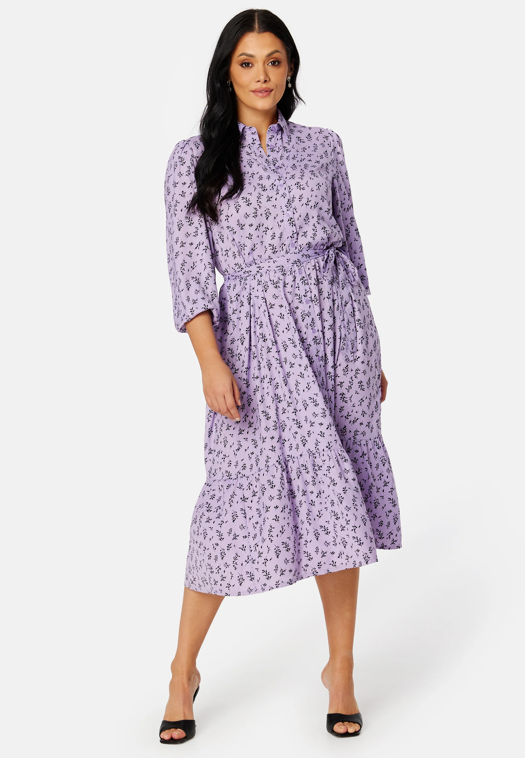 Serene puff sleeve dress - Image 5