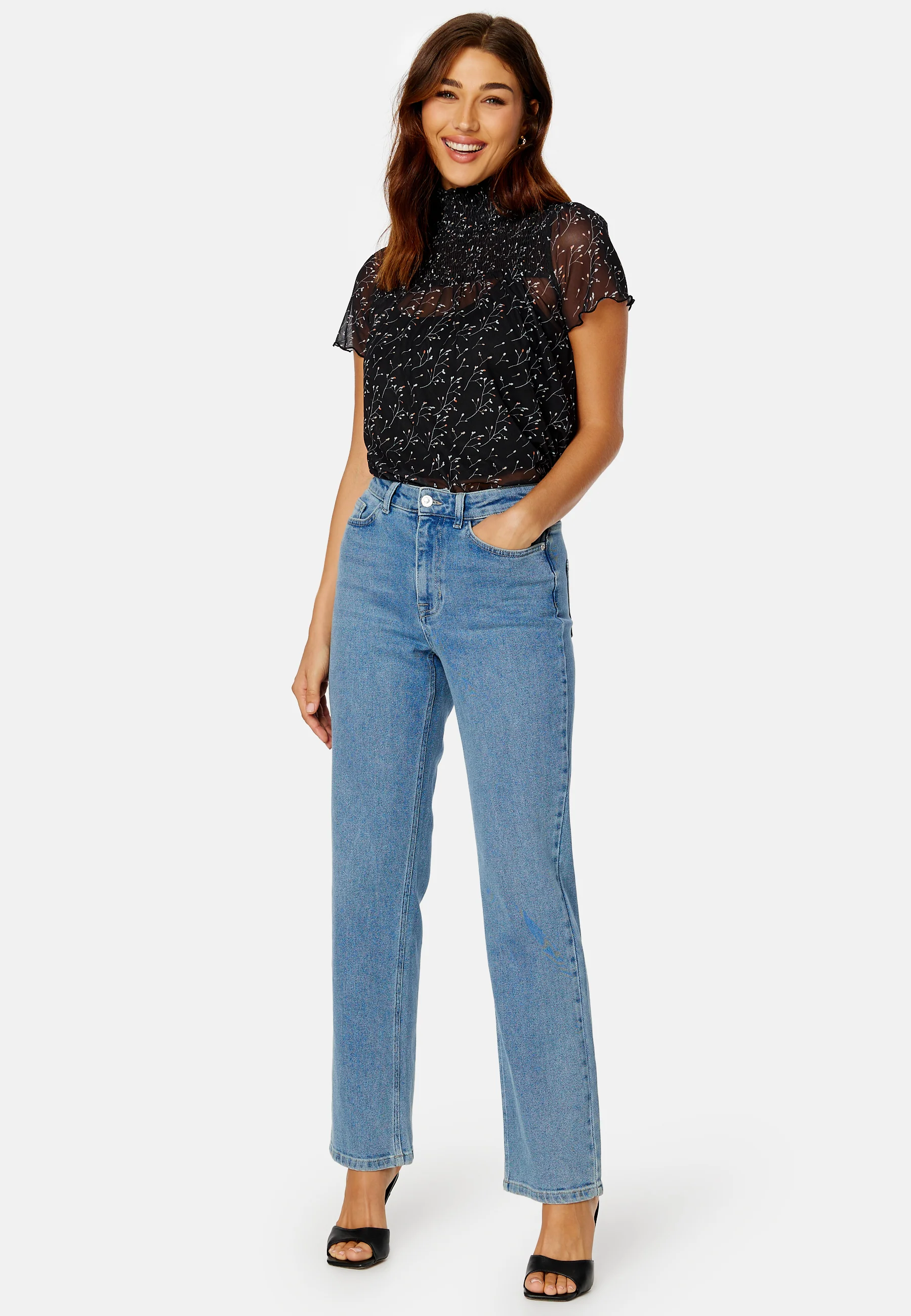 Serina smock mesh top - Image 2