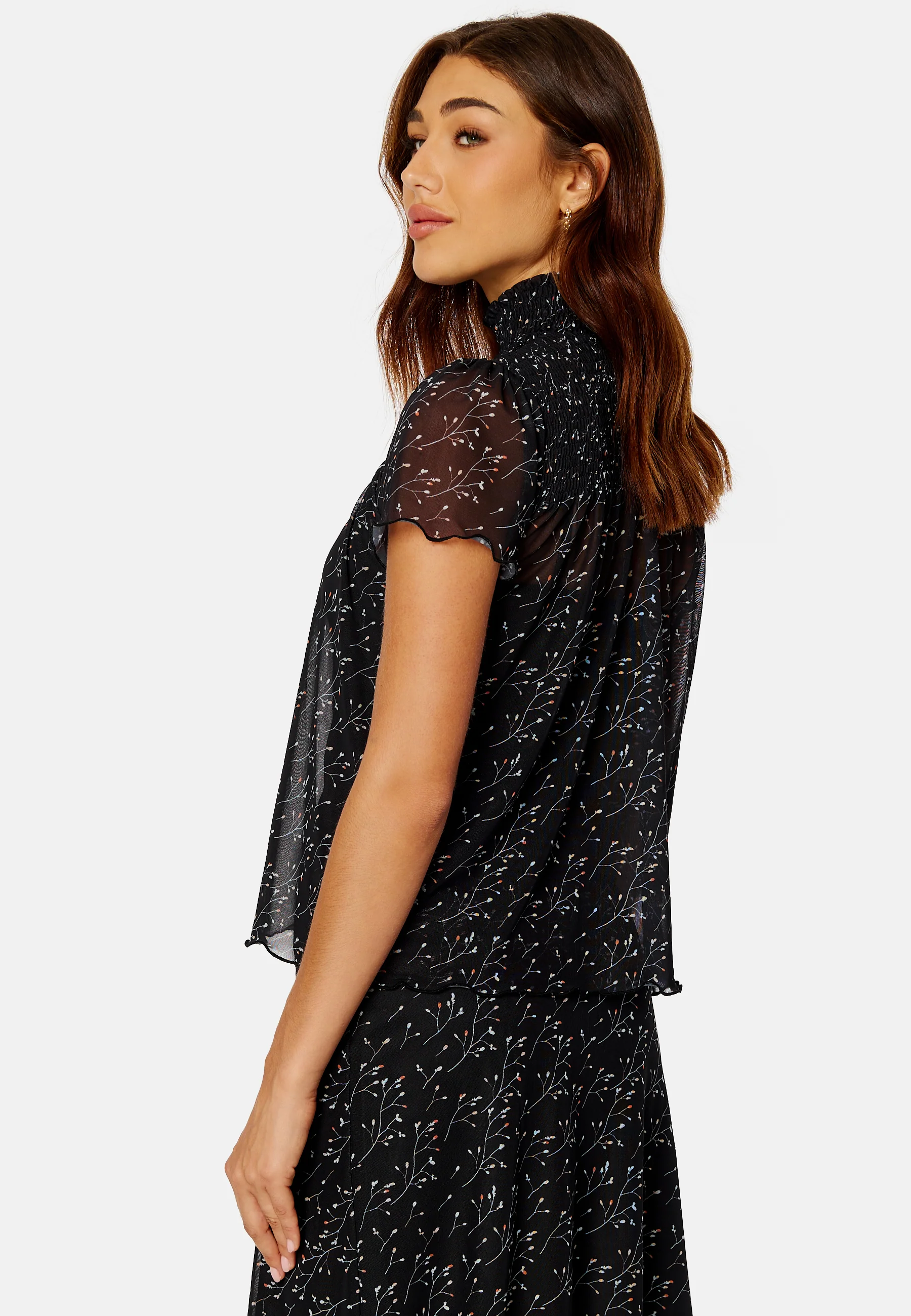 Serina smock mesh top - Image 3