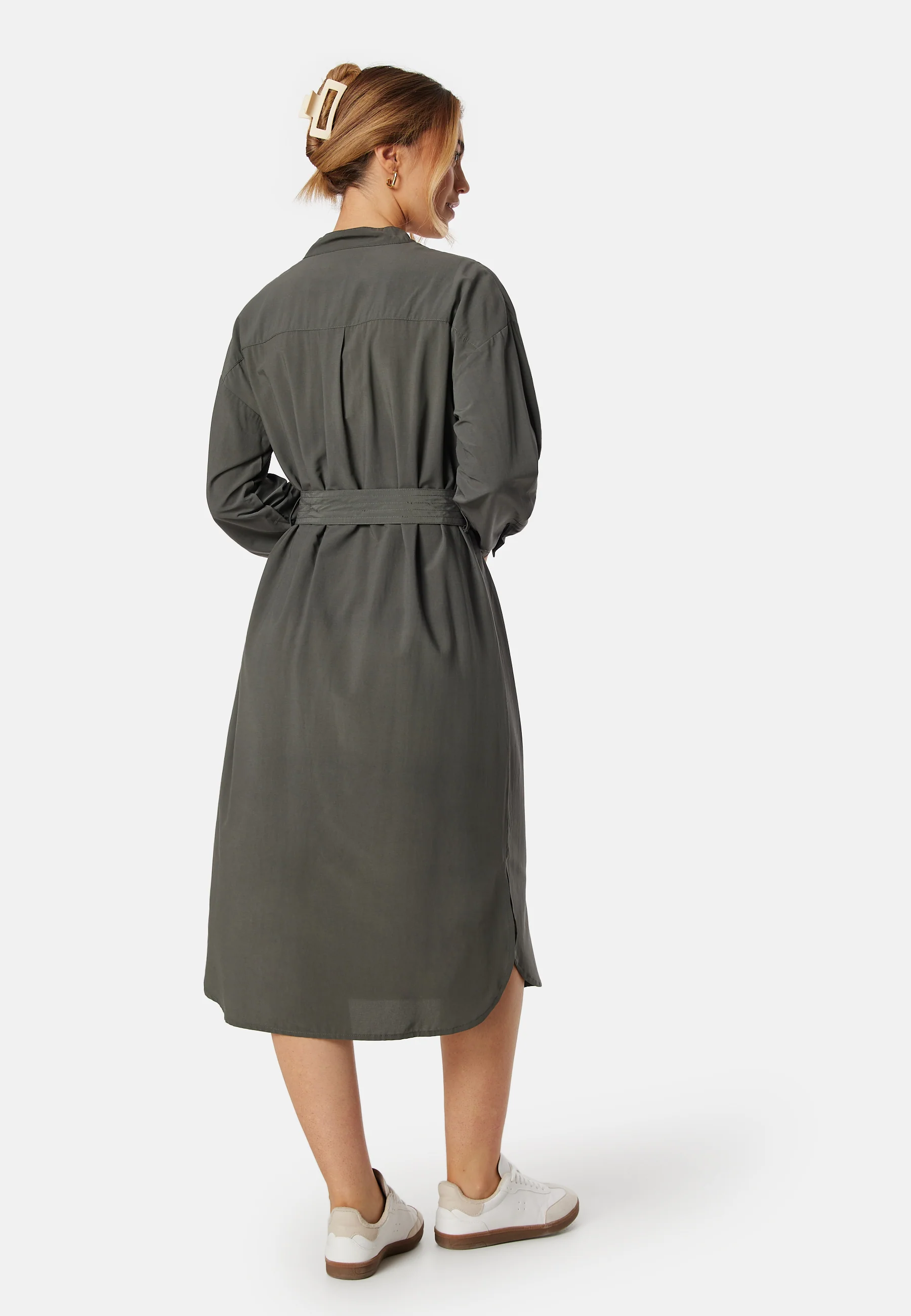Shaima Cargo Shirt Dress - Image 2