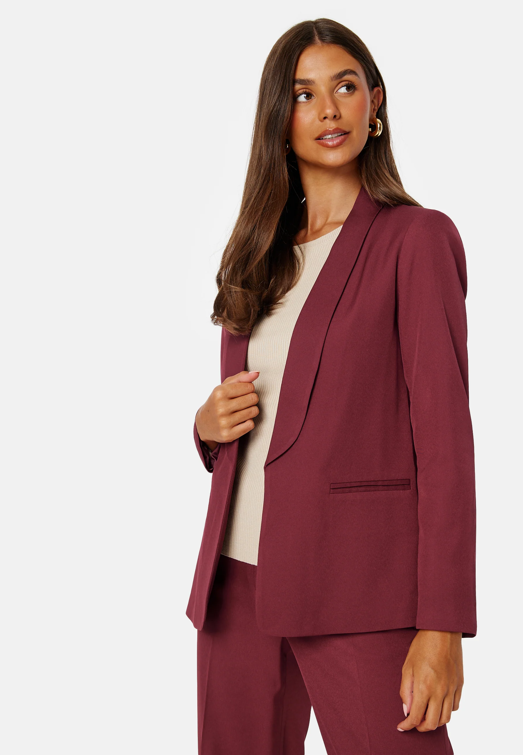 Shawl Collar Regular L/S Blazer