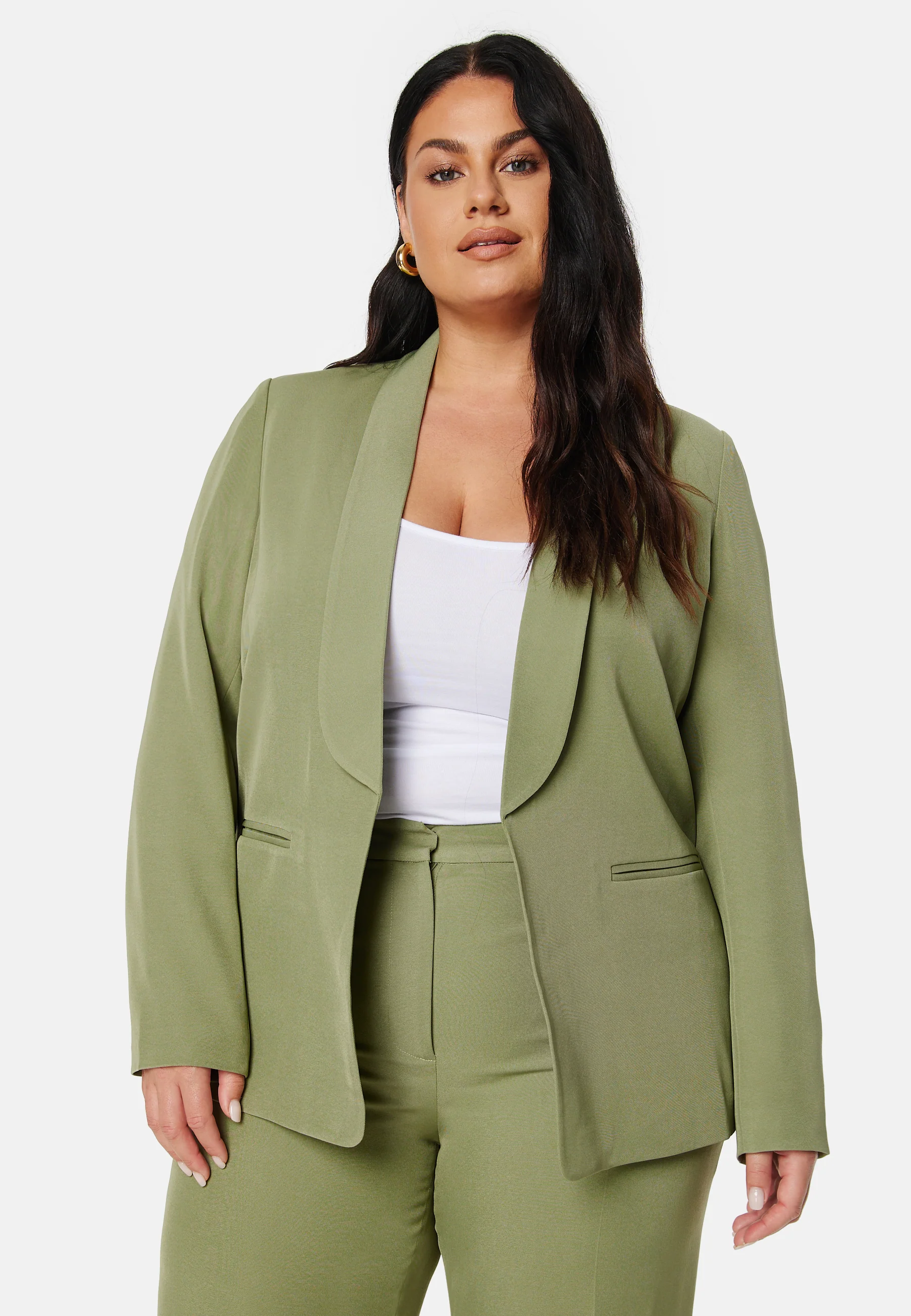Shawl Collar Regular L/S Blazer - Image 7