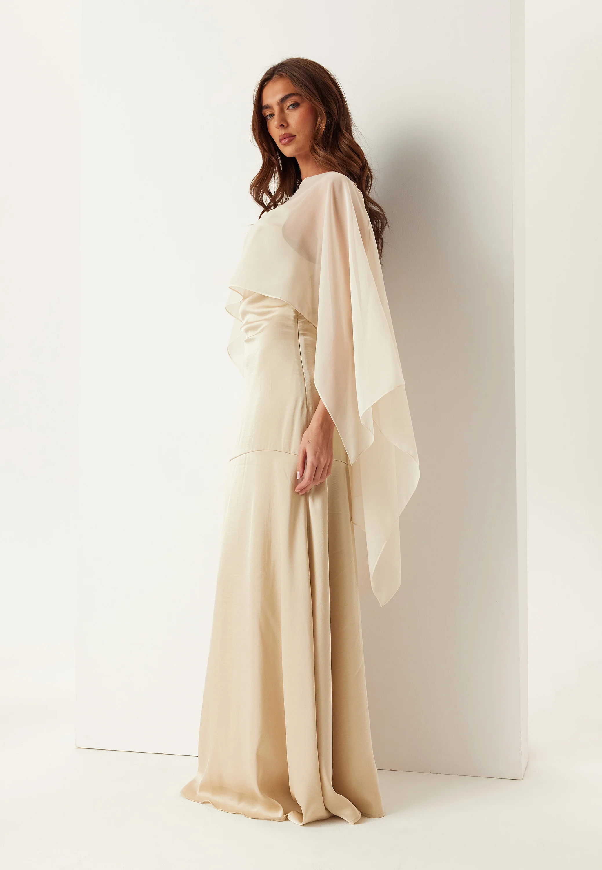 Sheer Chiffon Cape - Image 7