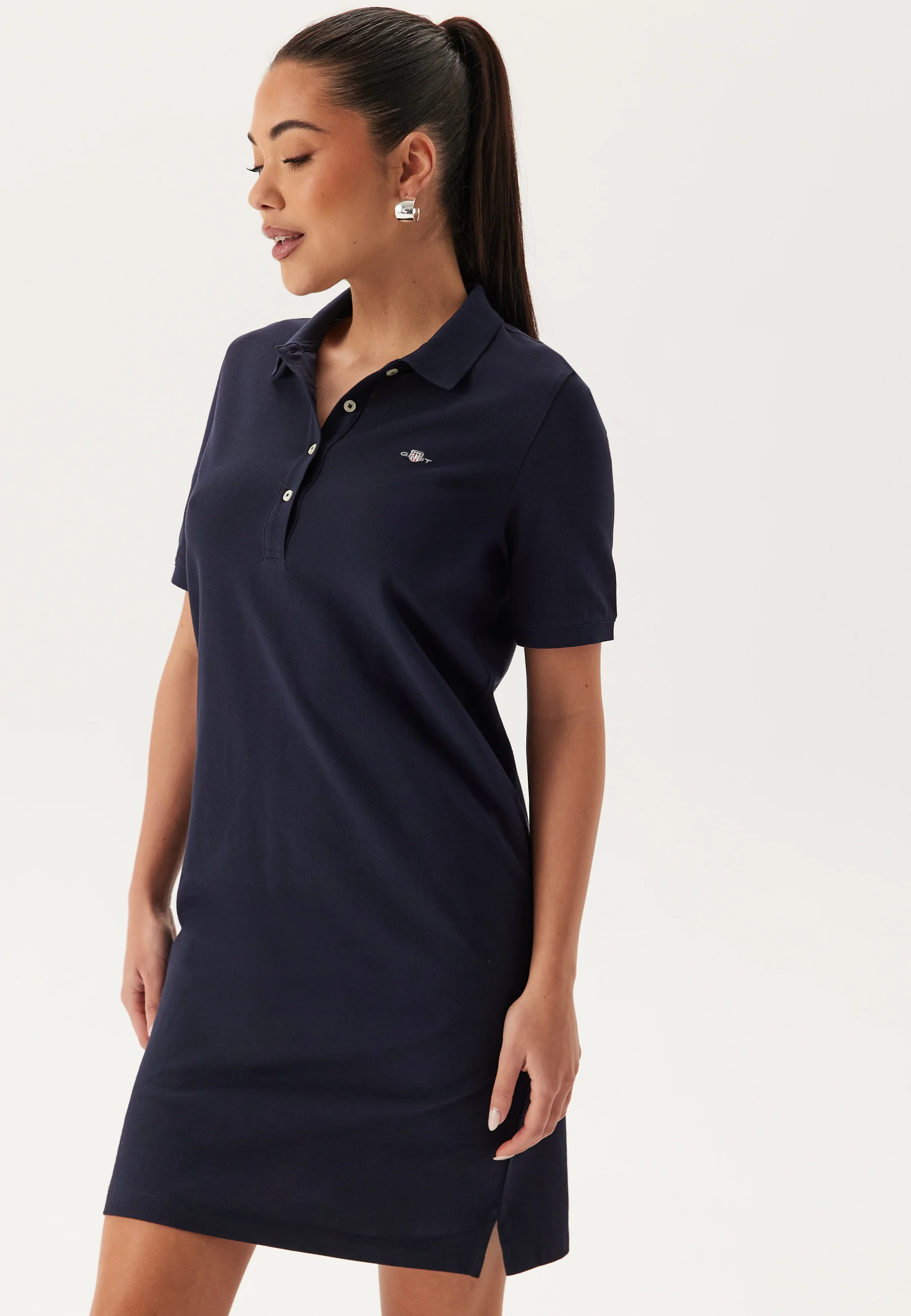 Shield Ss Pique Polo Dress