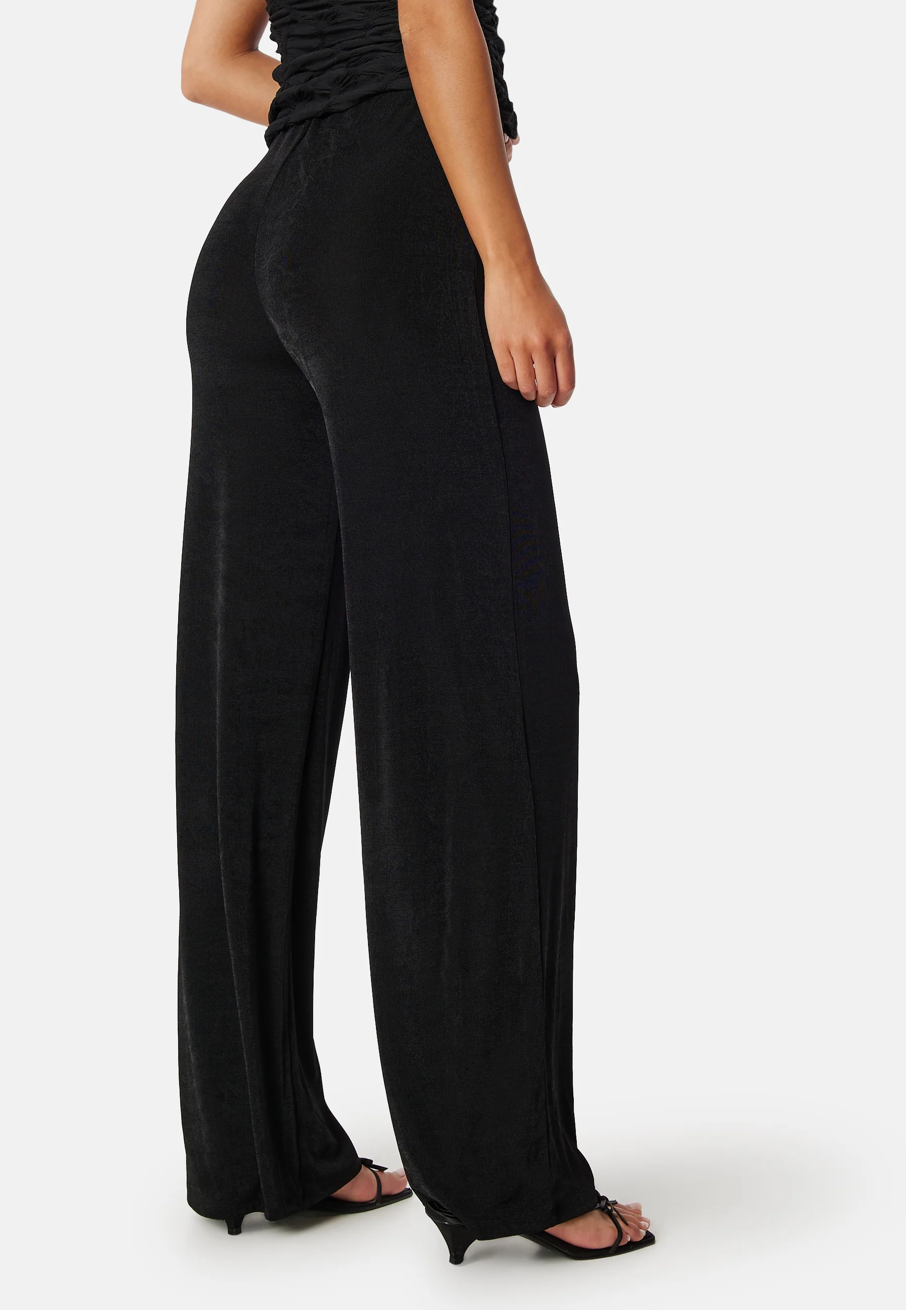 Shiny Wide Trousers - Image 2