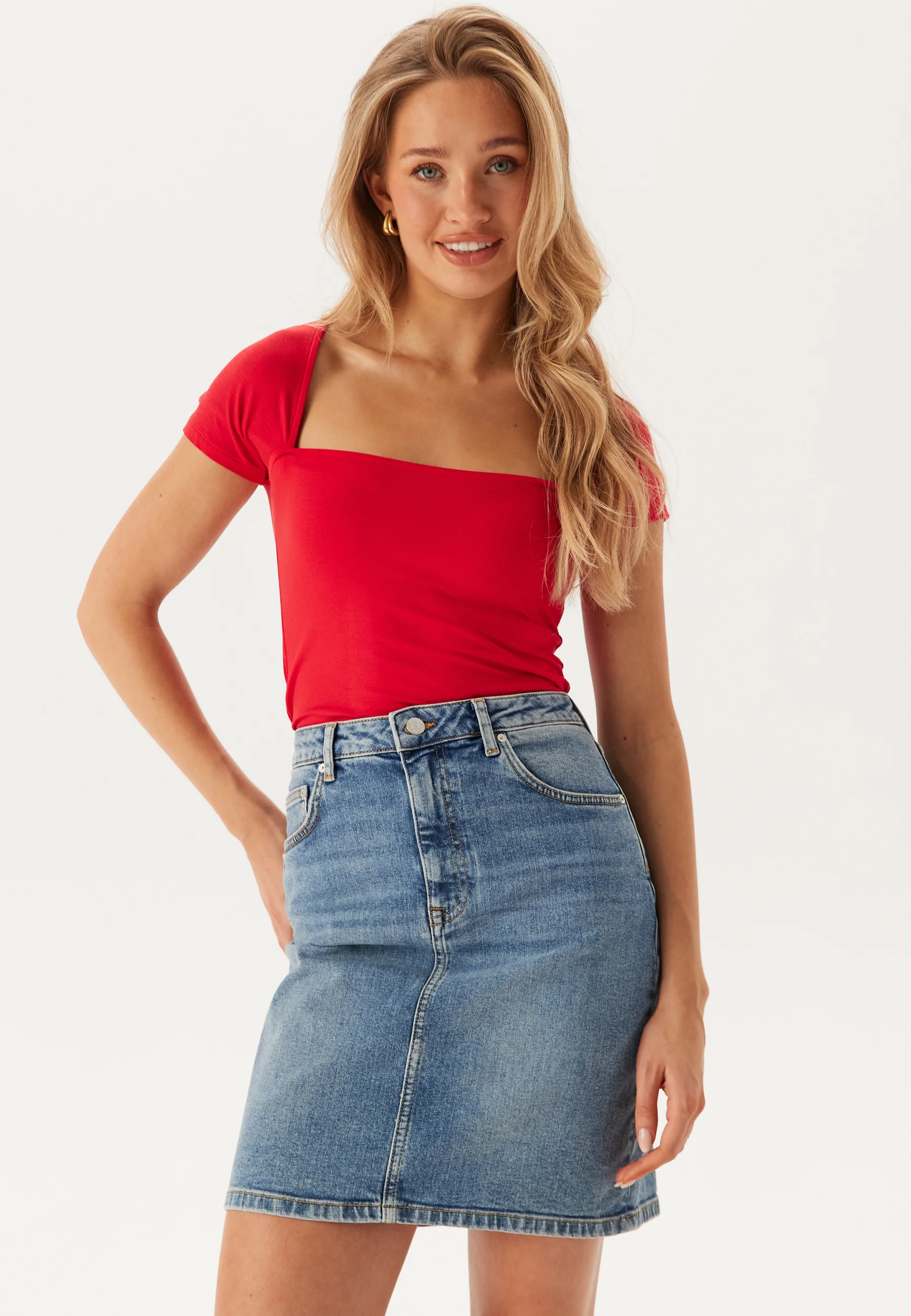 Short Denim Skirt