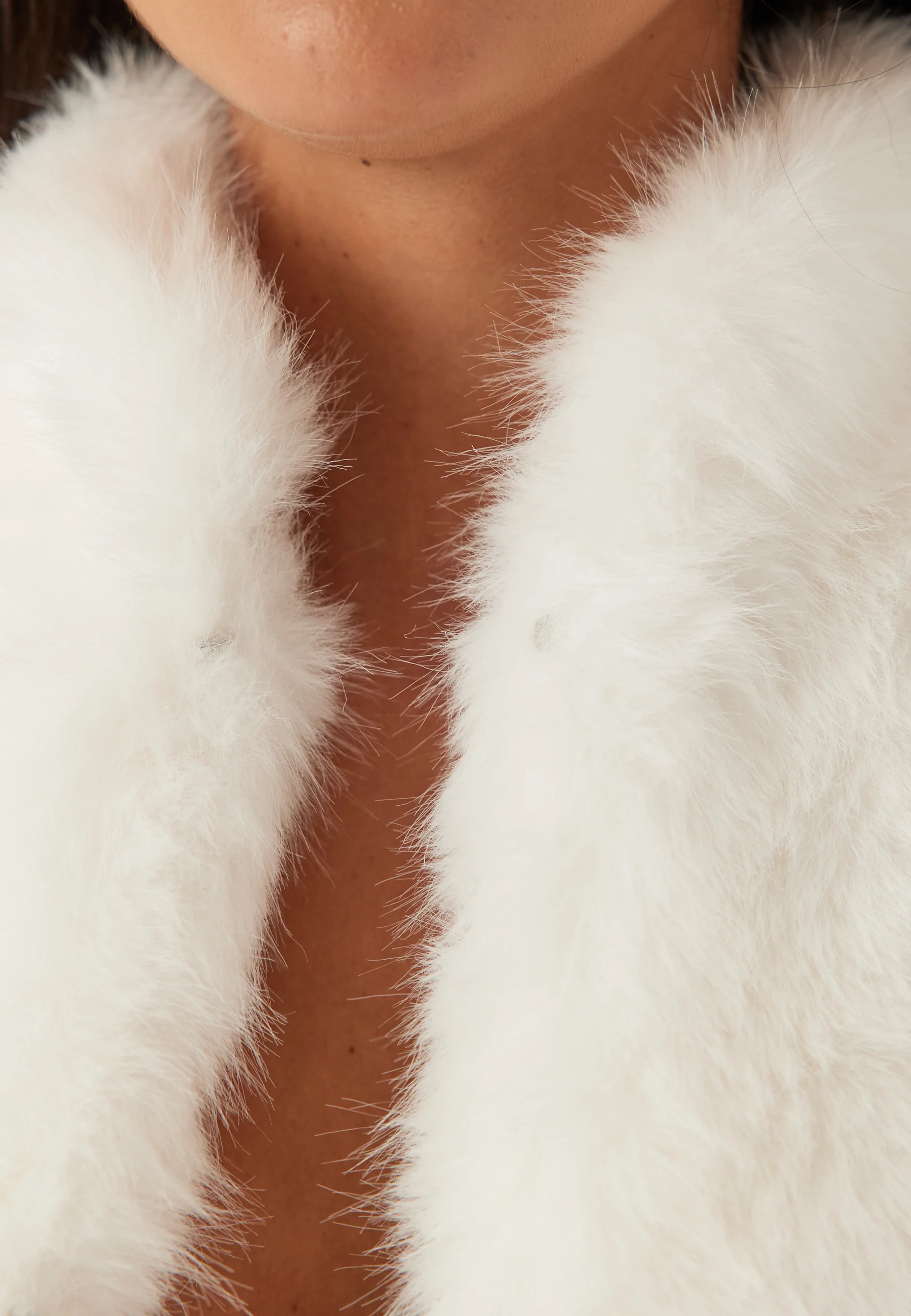 Short Faux Fur Jacket - Image 10