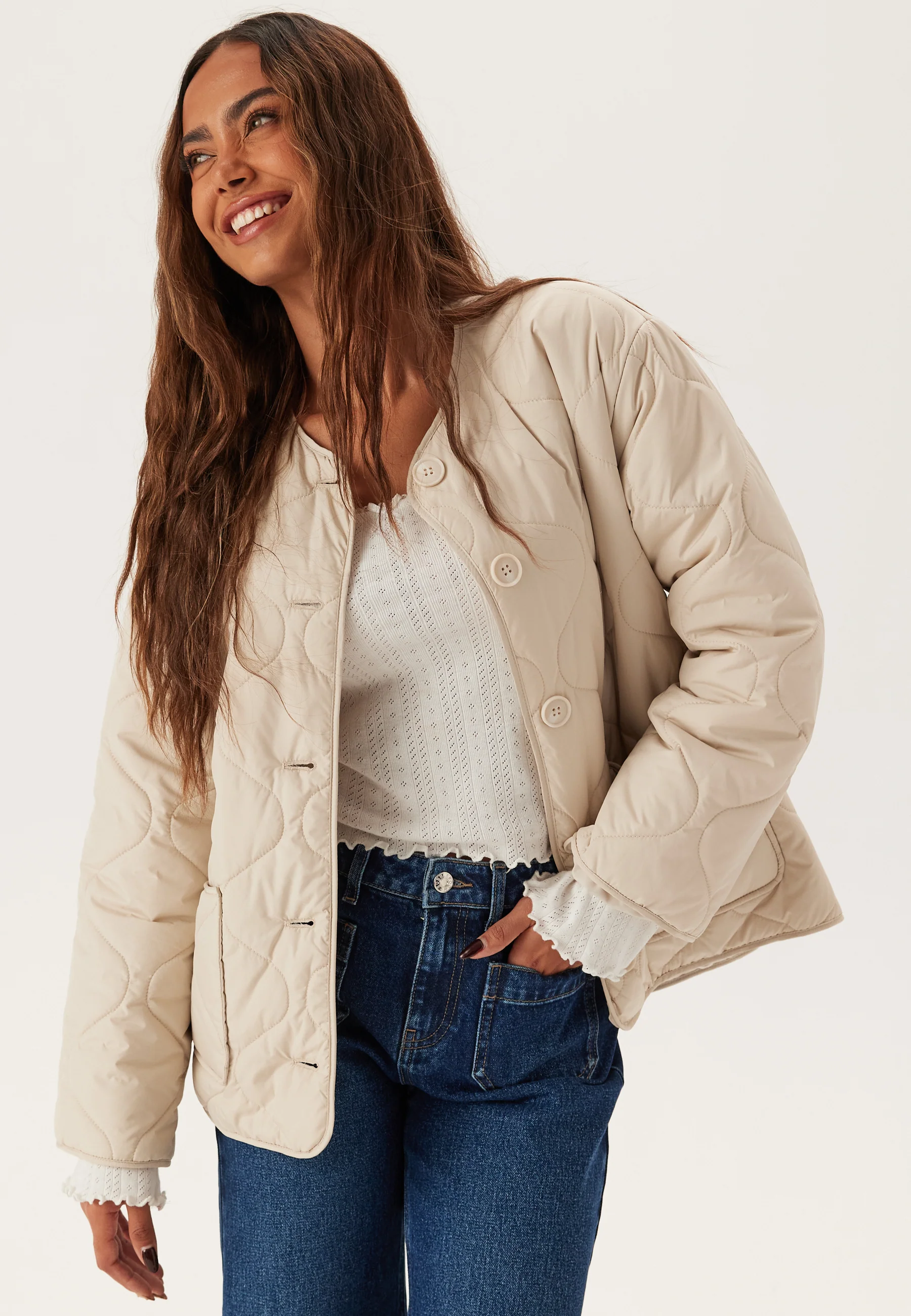 Short Quilted Jacket - Image 2