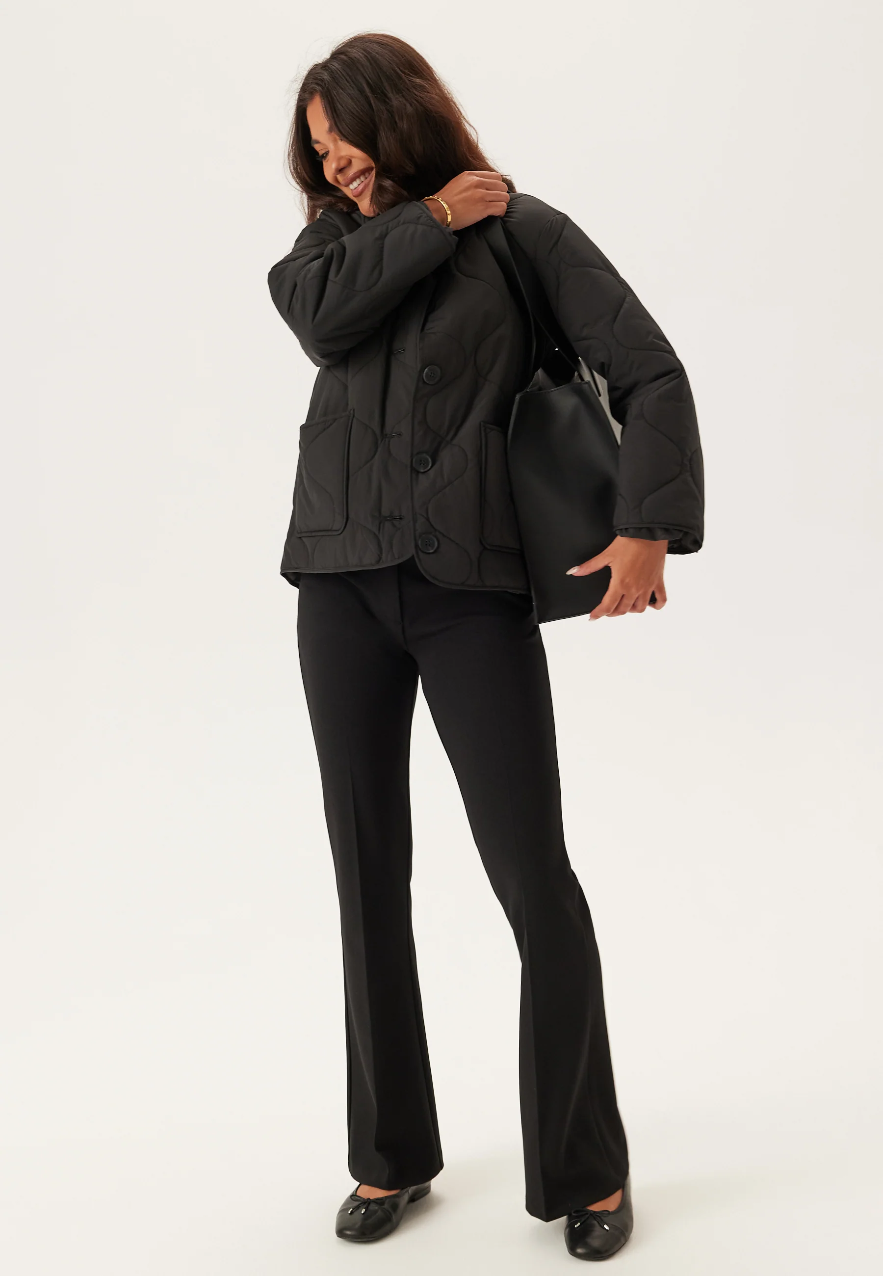 Short Quilted Jacket - Image 4