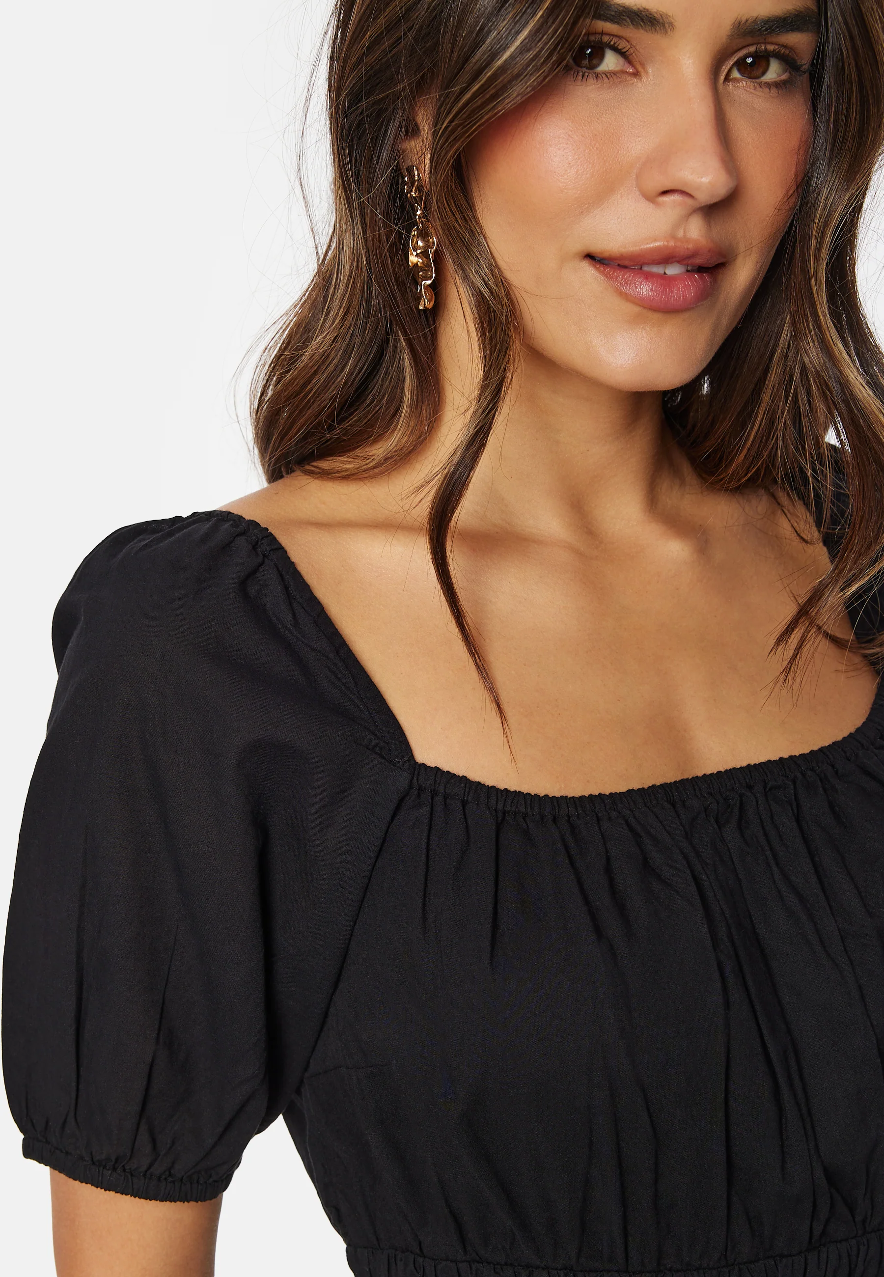 Short Sleeve Cotton Maxi Dress - Image 4