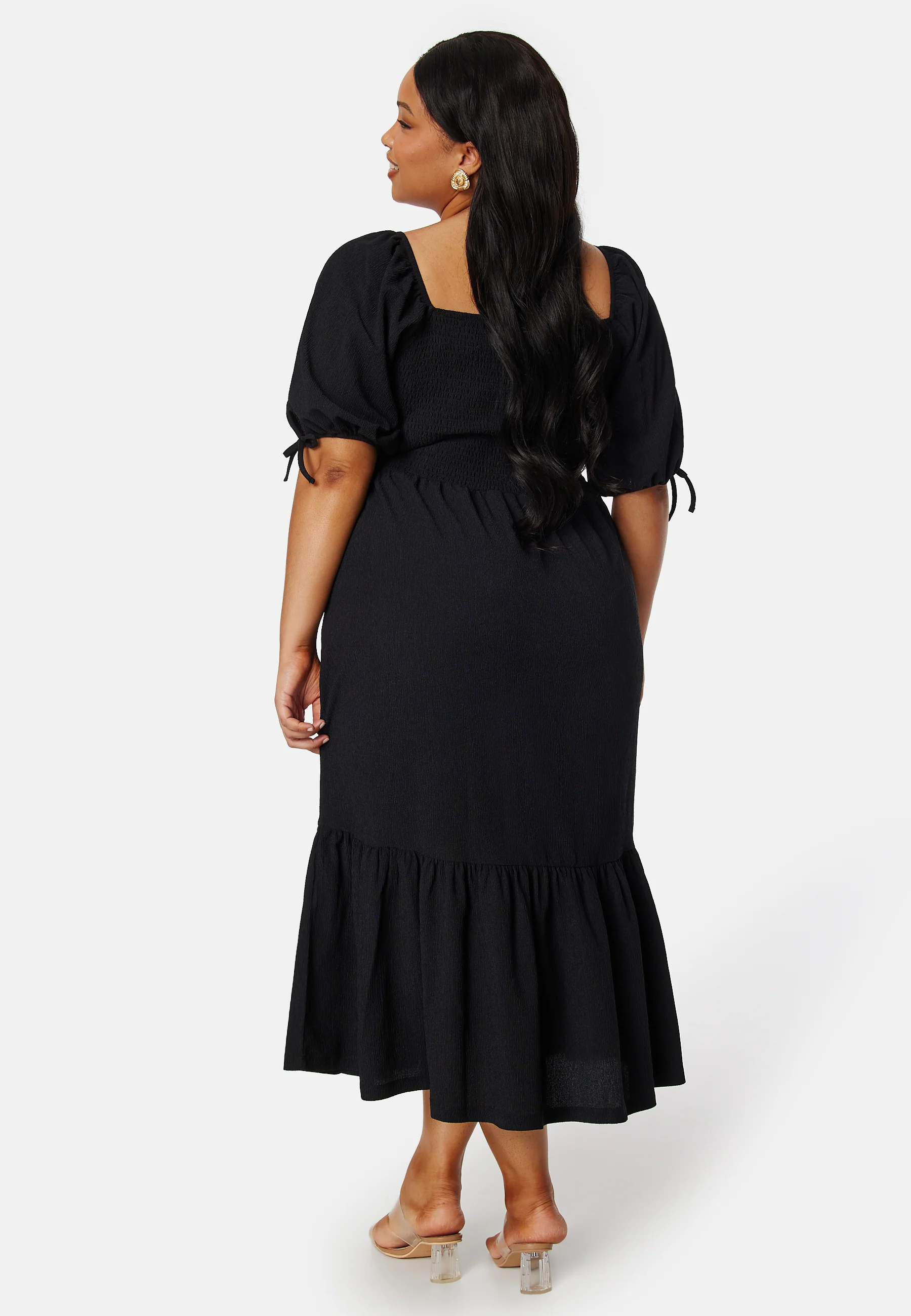 Short Sleeve Smock Dress - Image 6