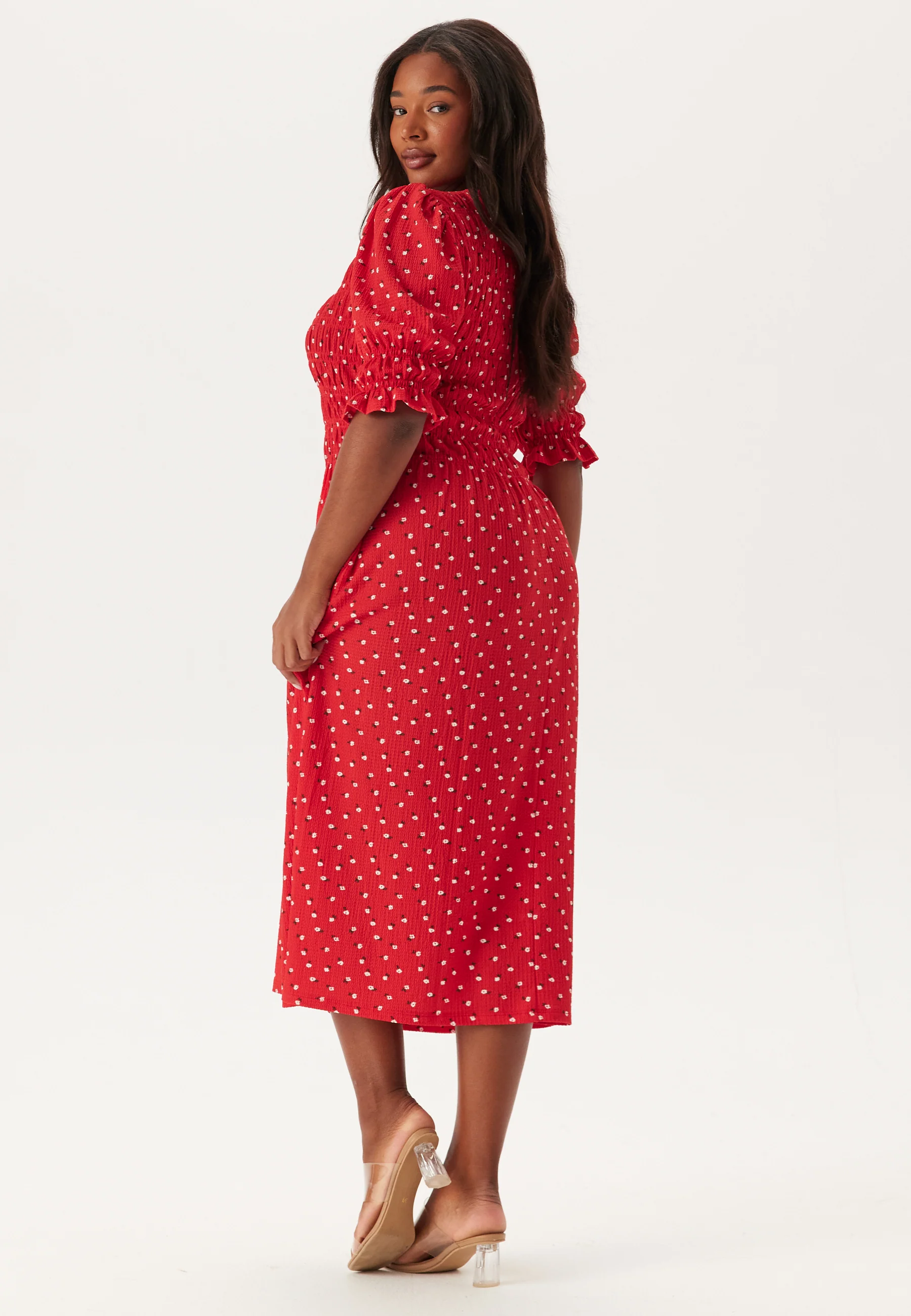 Short Sleeve Smock Dress - Image 6