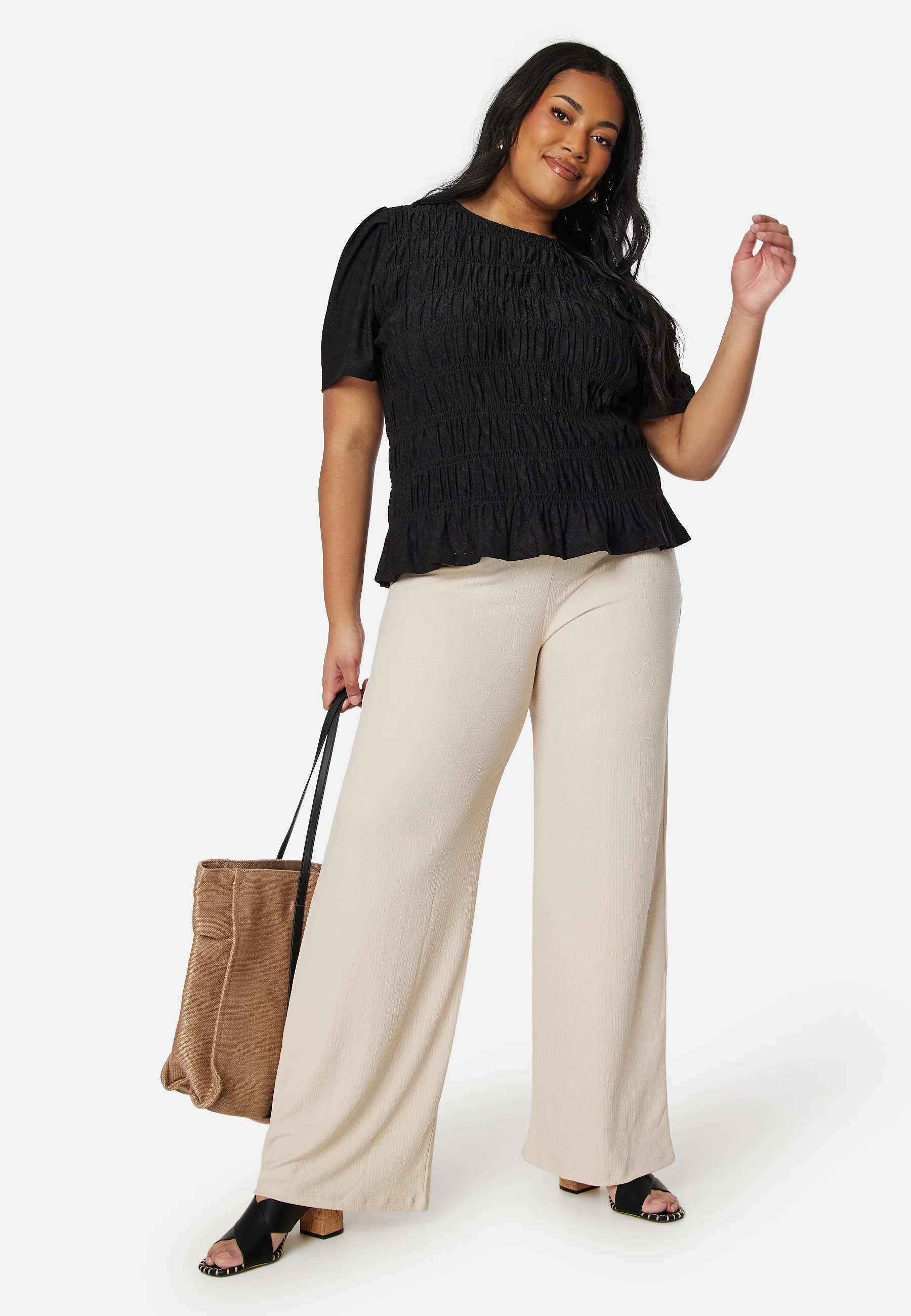 Short Sleeve Smock Top - Image 5