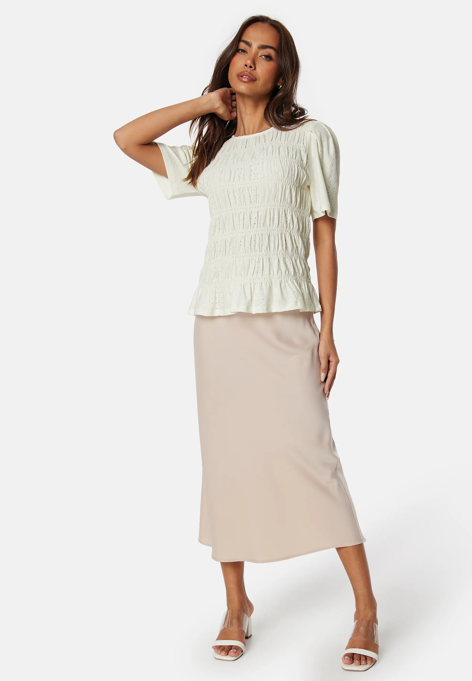 Short Sleeve Smock Top - Image 3