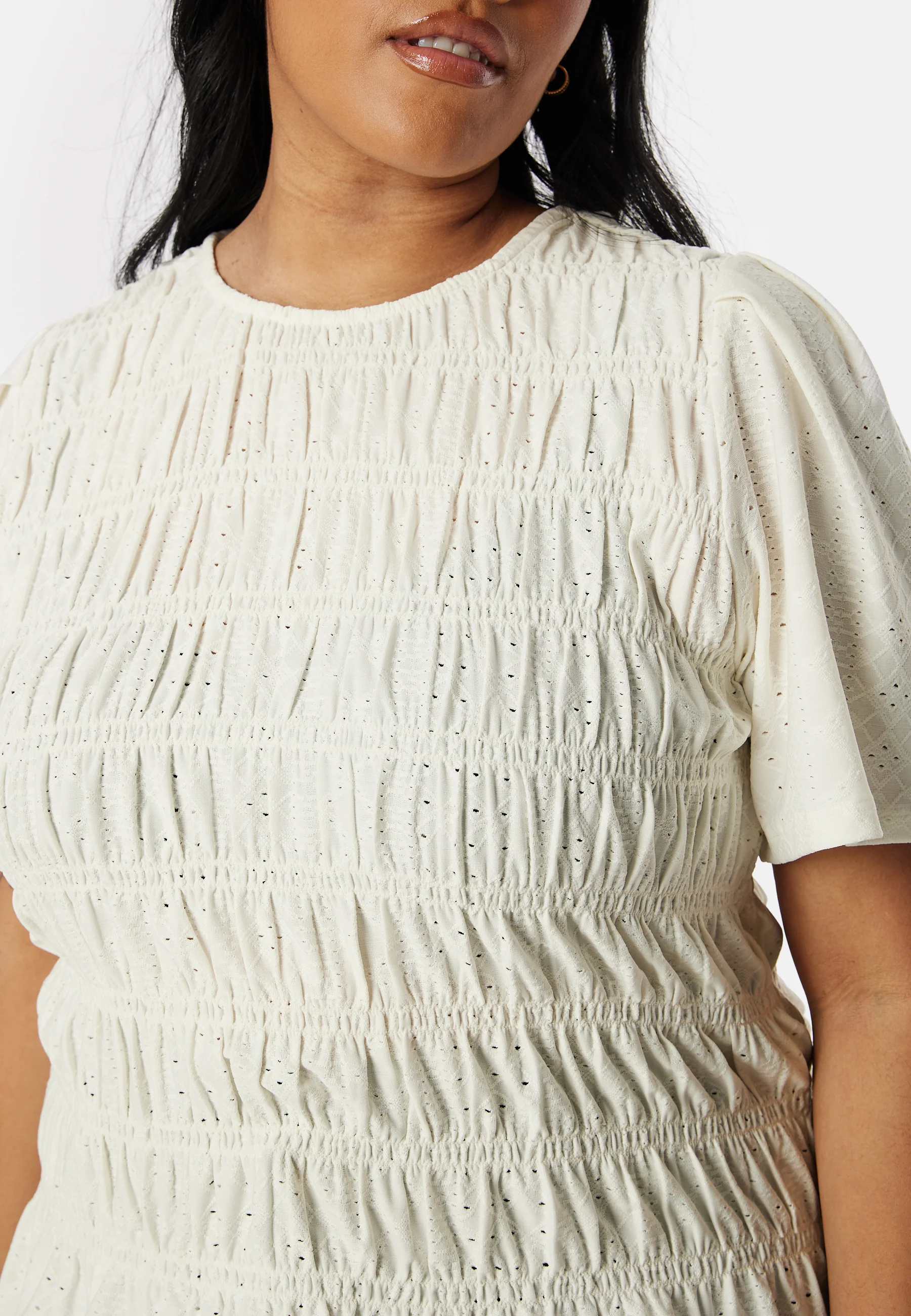 Short Sleeve Smock Top - Image 8