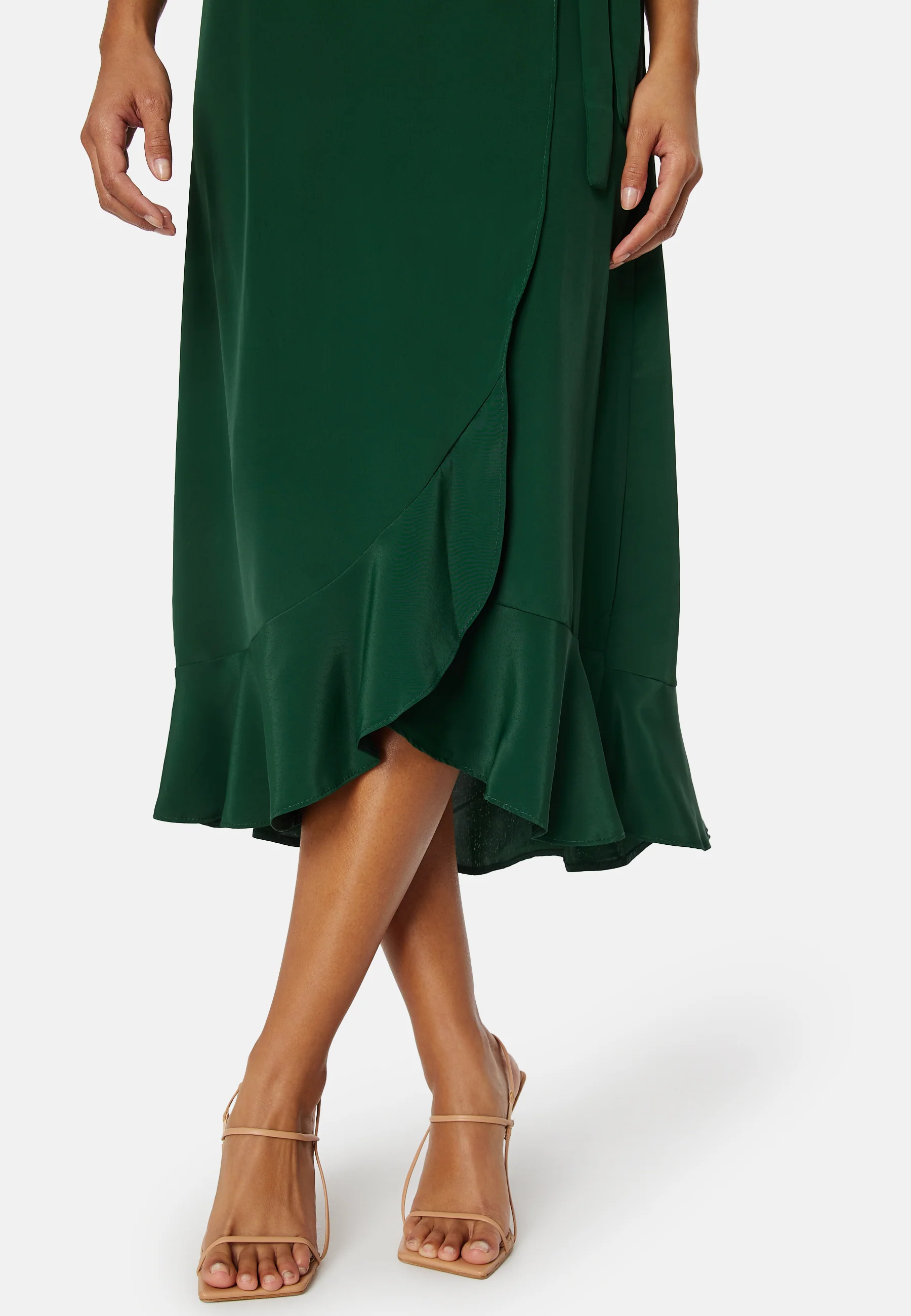 Short Sleeve Wrap Dress - Image 3