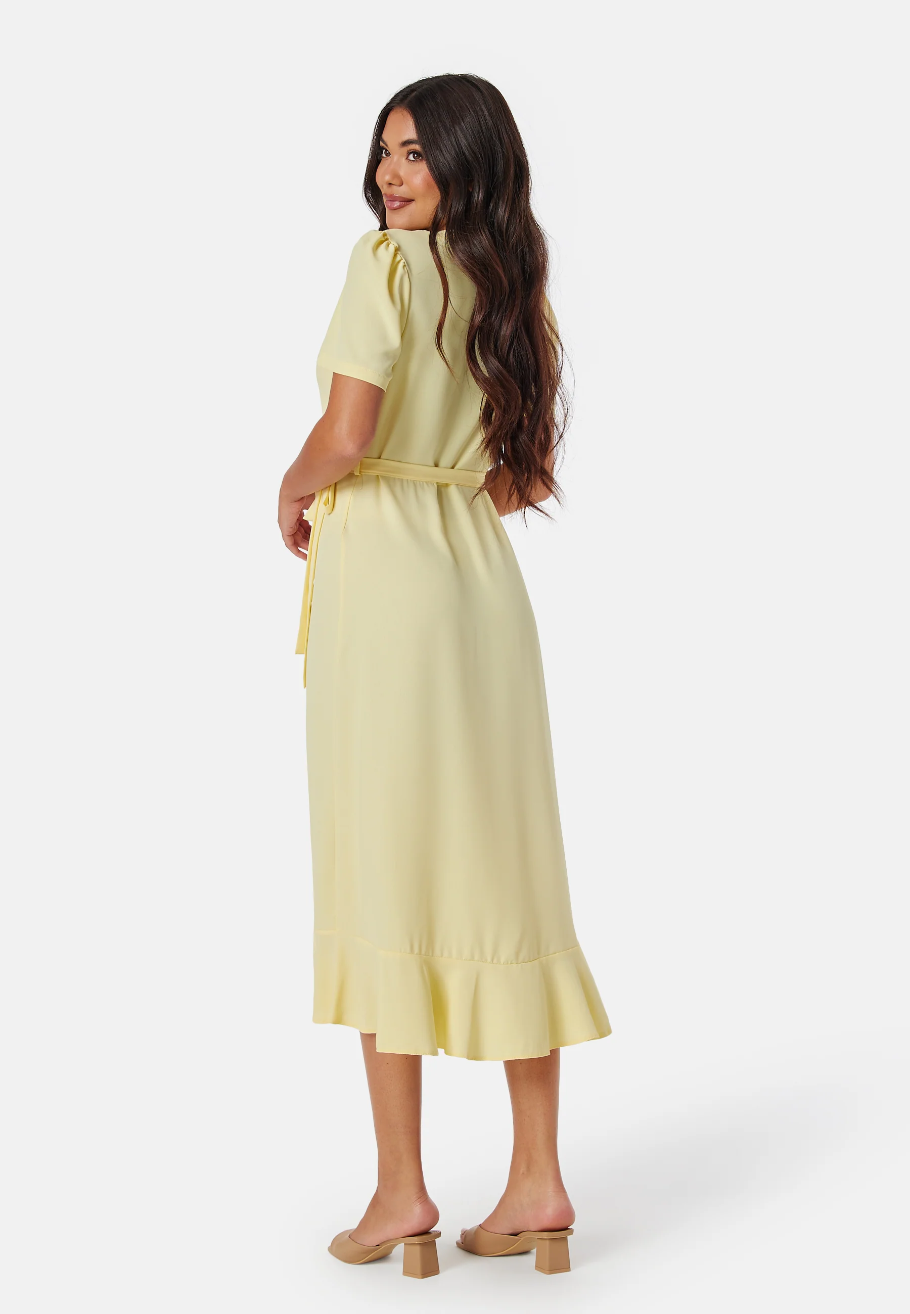 Short Sleeve Wrap Dress - Image 2