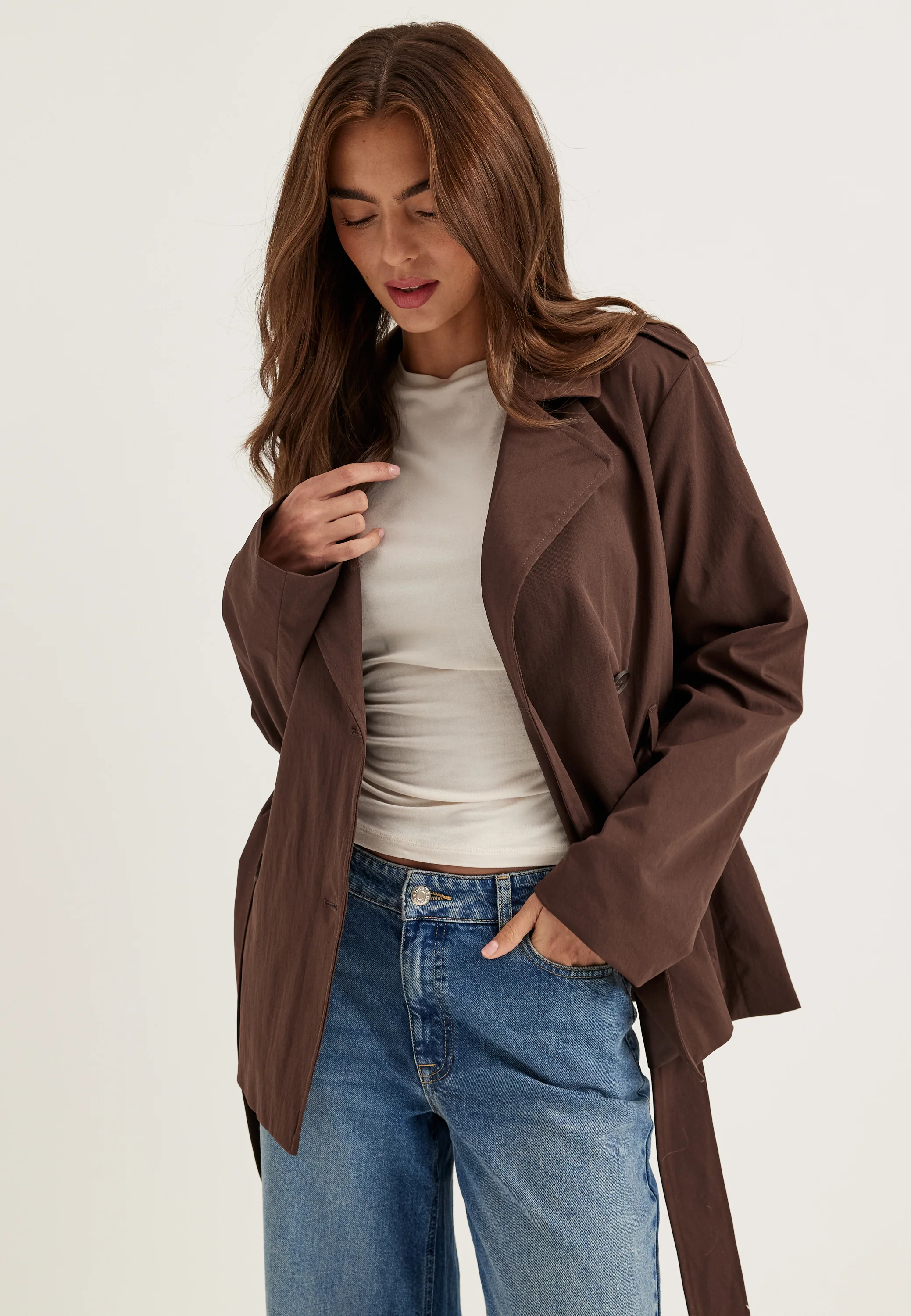 Short Trench Coat - Image 3