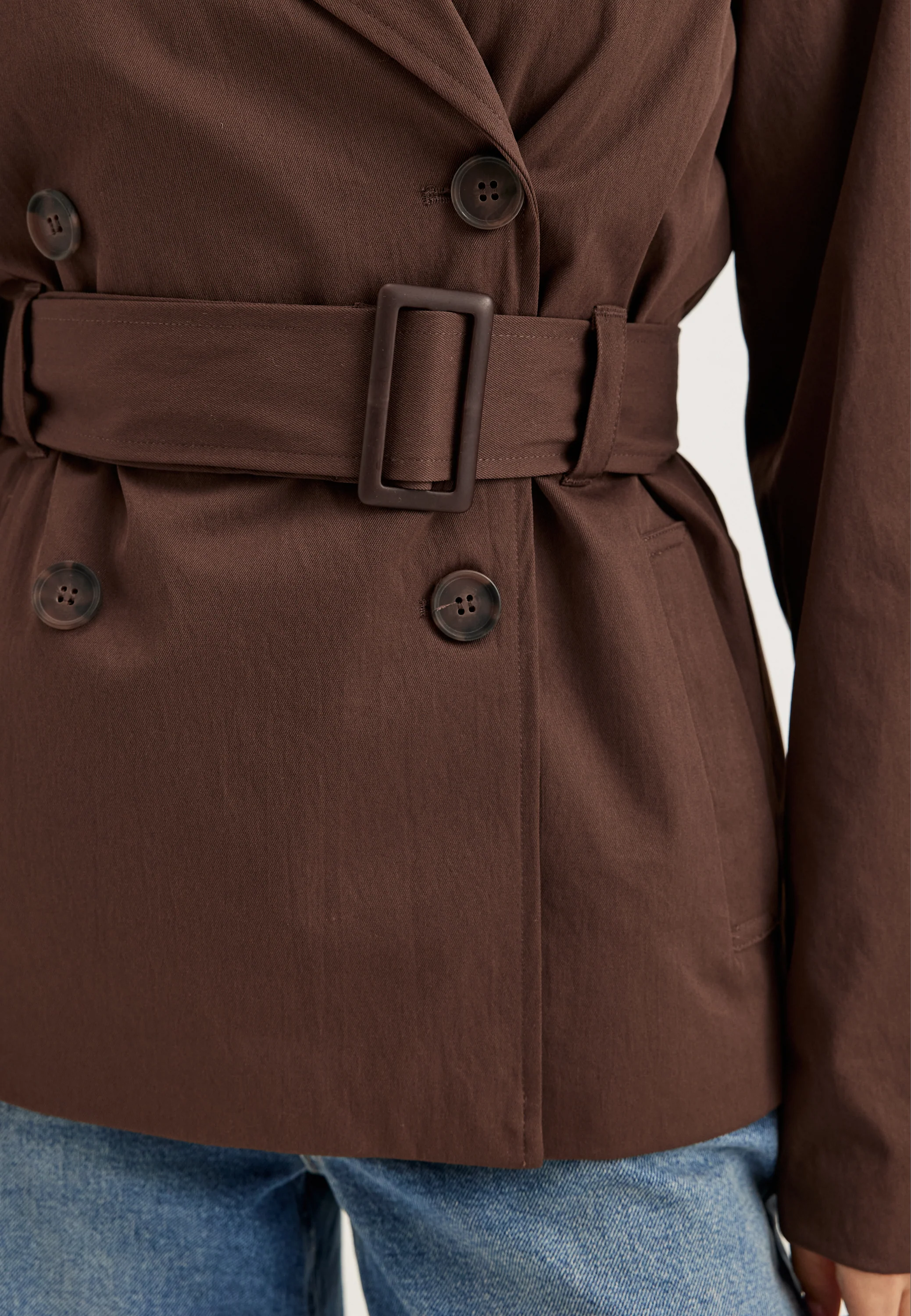 Short Trench Coat - Image 4