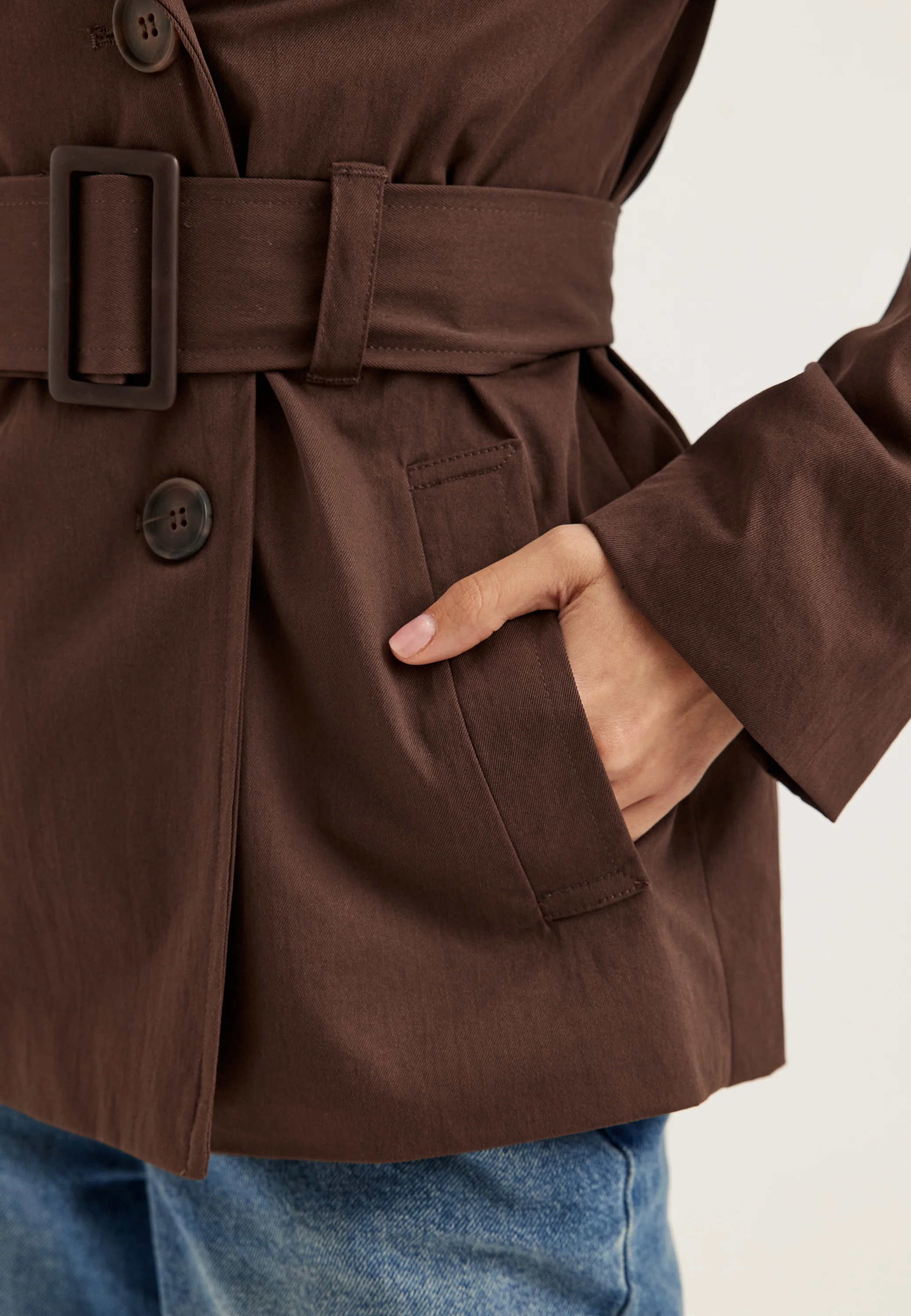 Short Trench Coat - Image 5