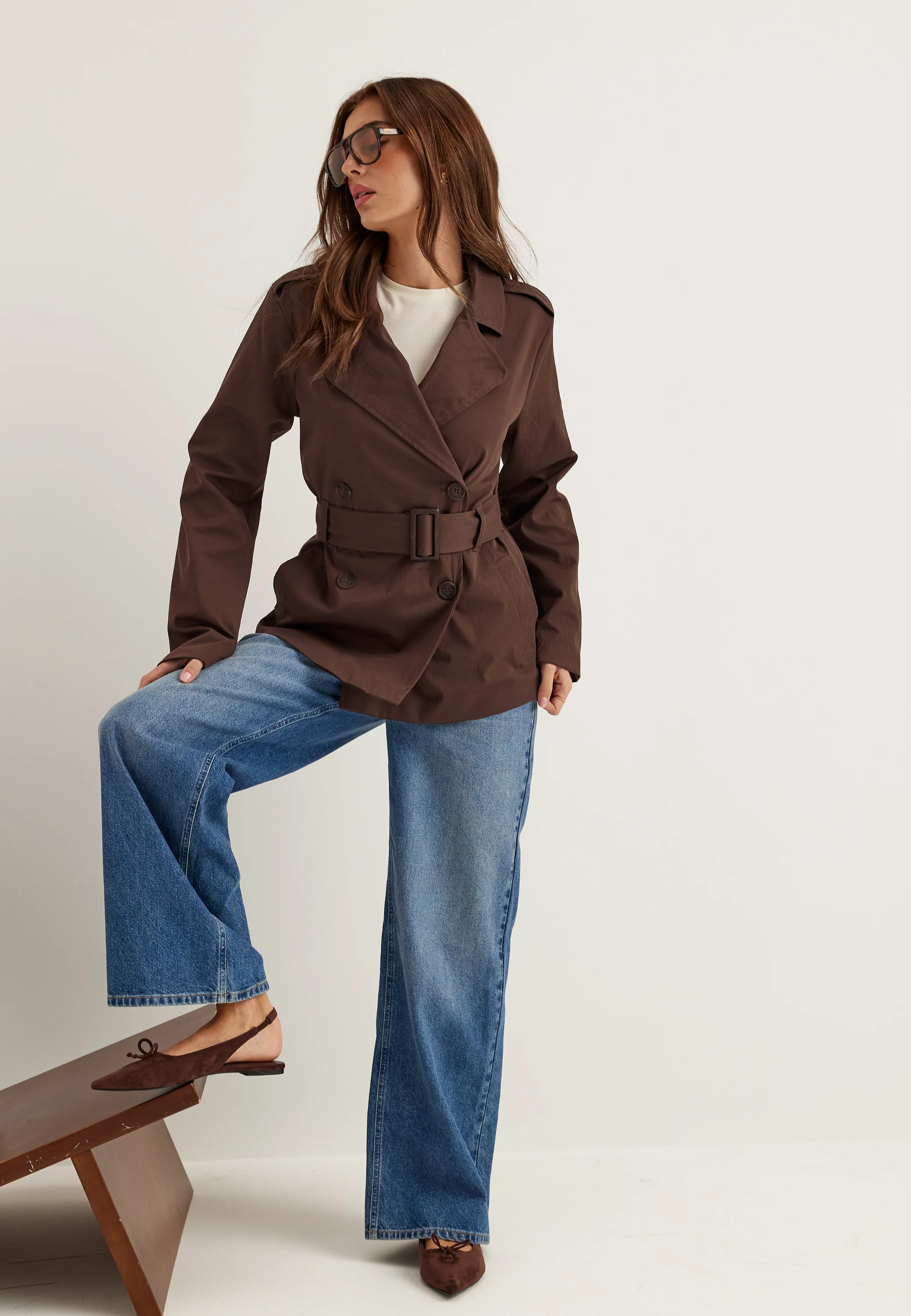 Short Trench Coat - Image 7
